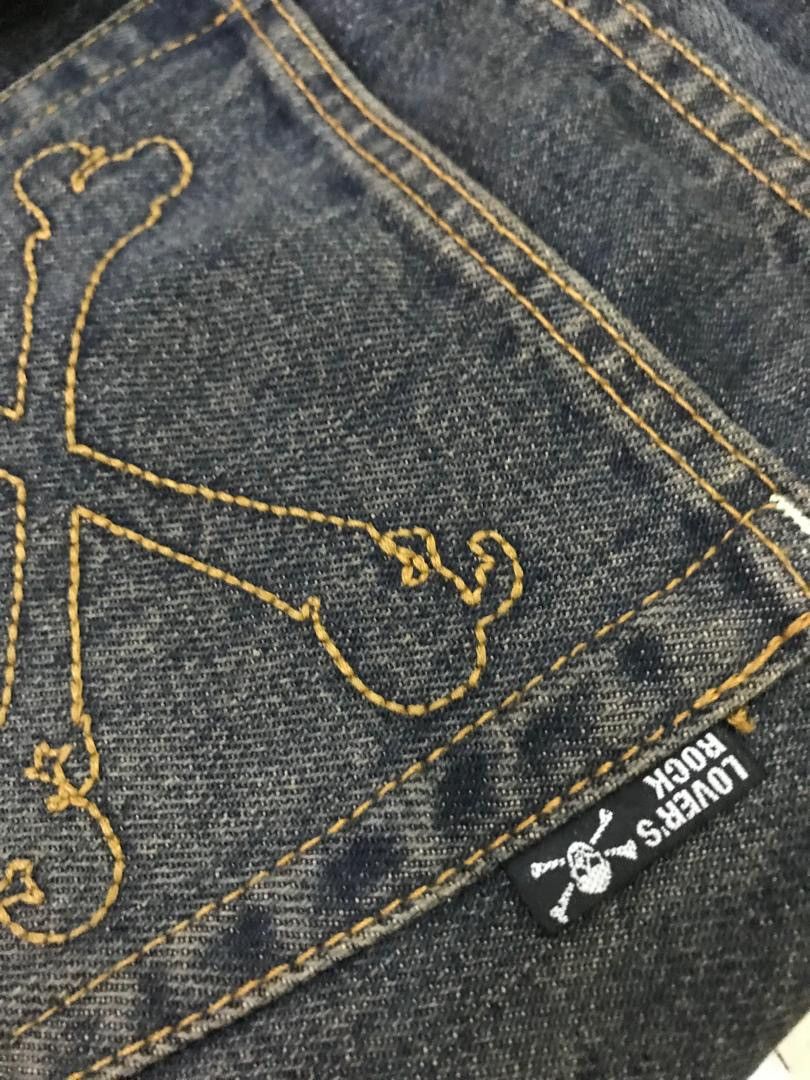 Hysteric Glamour 💥Japanese Fashion Designer Super Lover Rockers Denim Size US 31 - 12 Thumbnail