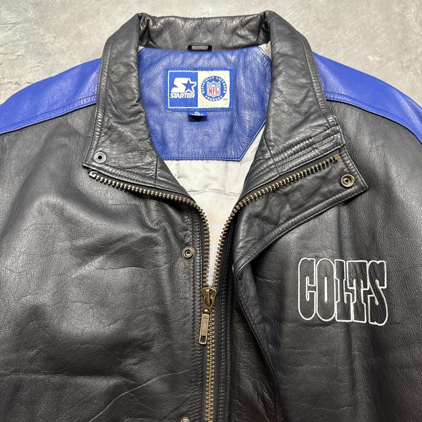 90s Vintage NFL COLTS レザージャケット