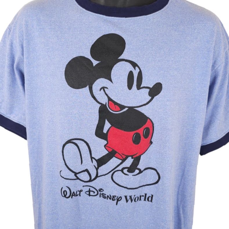Disney VINTAGE Mickey Mouse T Shirt Mens Large Blue 90s Walt Disney World USA Disney Shirt Mens Large Blue 90s Mickey Mouse T-Shirt Size US L / EU 52-54 / 3 - 2 Thumbnail