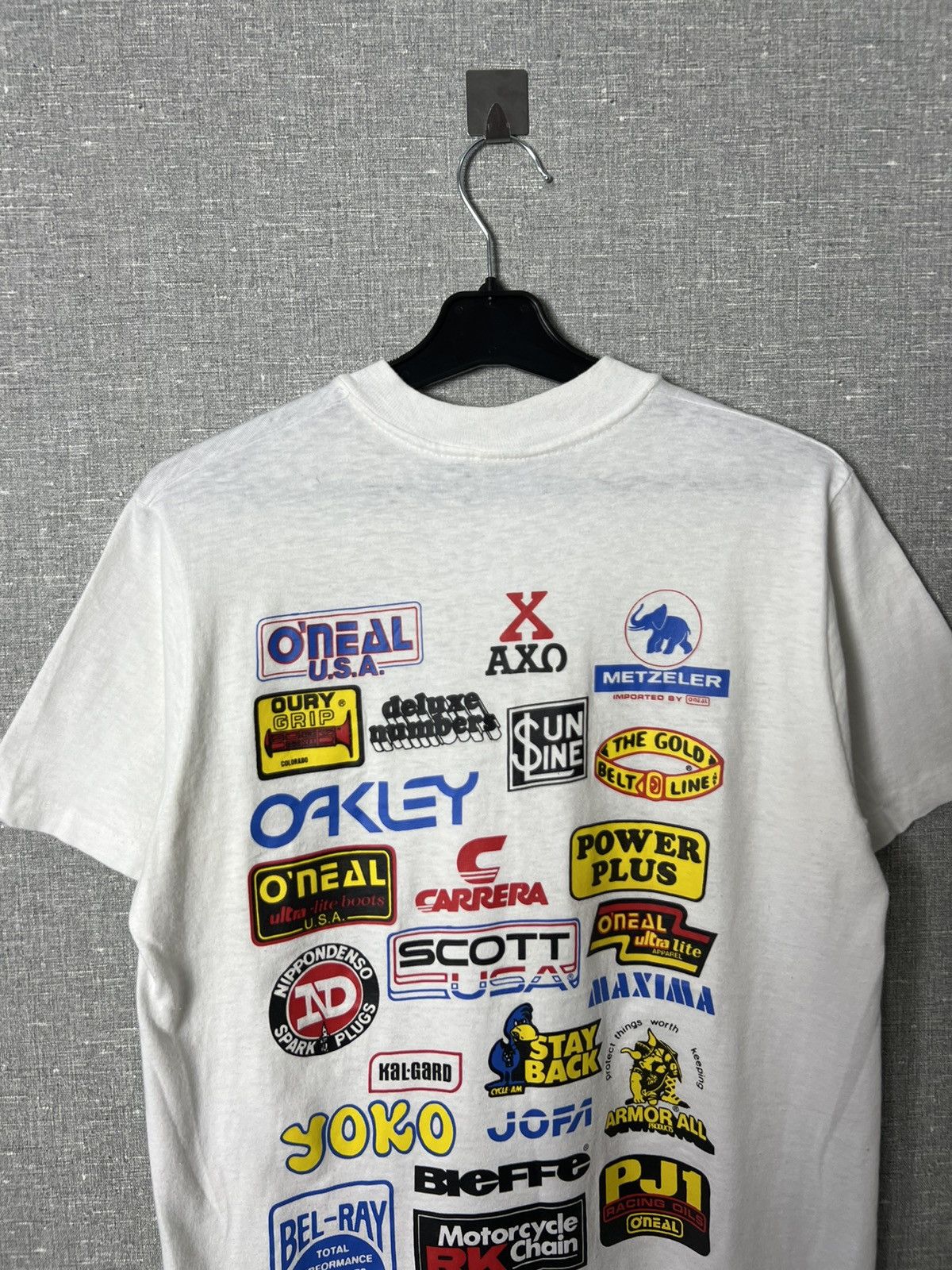 Vintage 80s O’Neal USA Racing Single Stitch T-Shirt Big Logo Size US M / EU 48-50 / 2 - 3 Thumbnail
