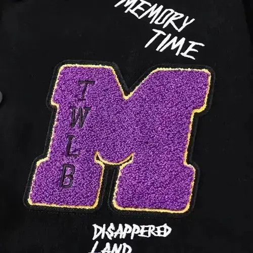 Other MONEY Embroidery Patch Graphic Black Varsity Jacket Size US M / EU 48-50 / 2 - 4 Thumbnail
