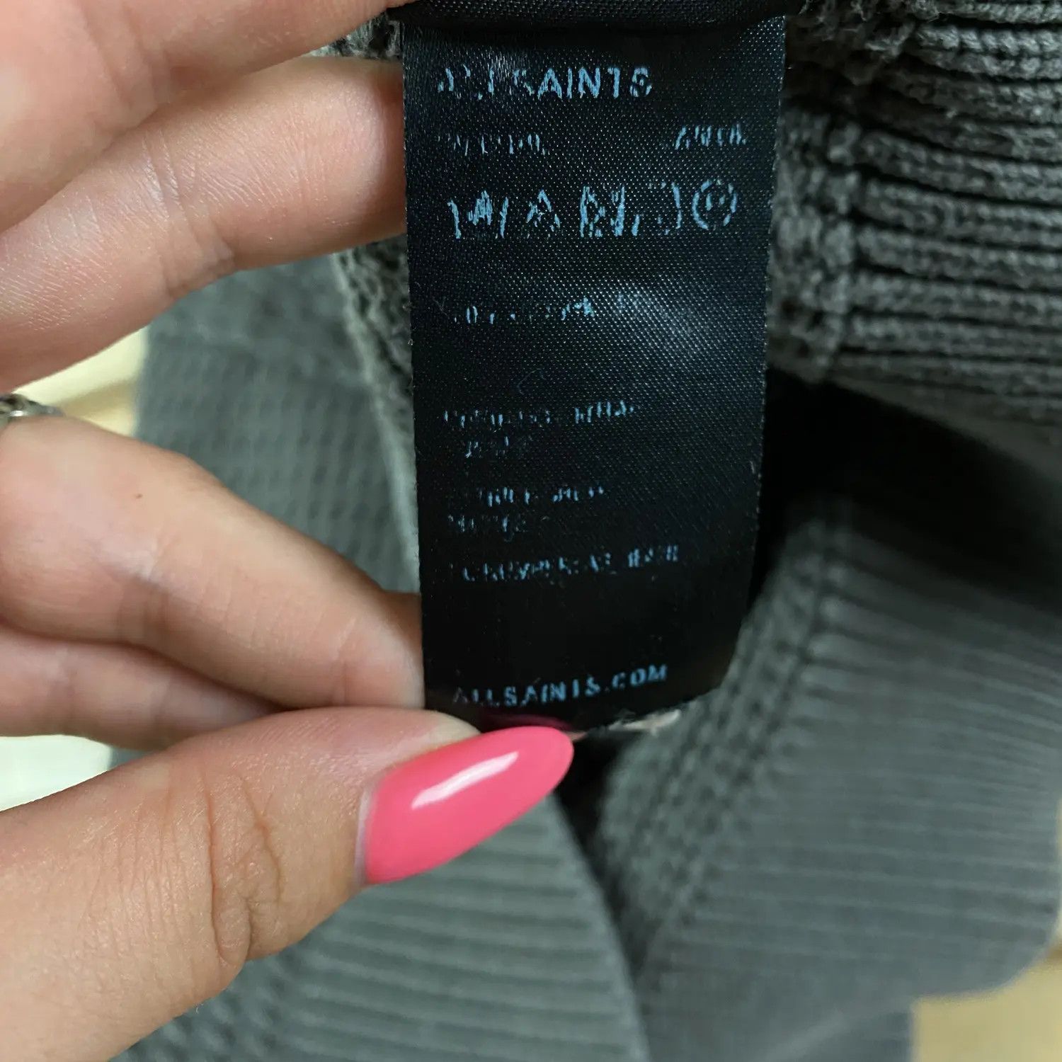 Allsaints Mens Sweater Sweatshirt AllSaints Size S Cotton Size US S / EU 44-46 / 1 - 6 Thumbnail
