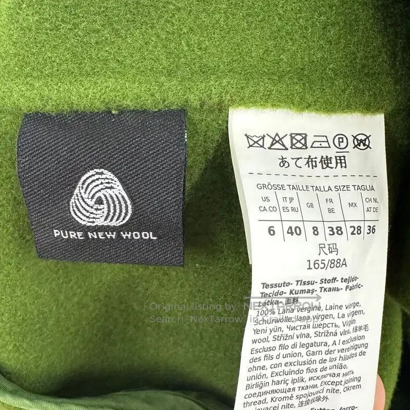 Max Mara MaxMara Green Women's Jacket Size L . Size L / US 10 / IT 46 - 6 Thumbnail