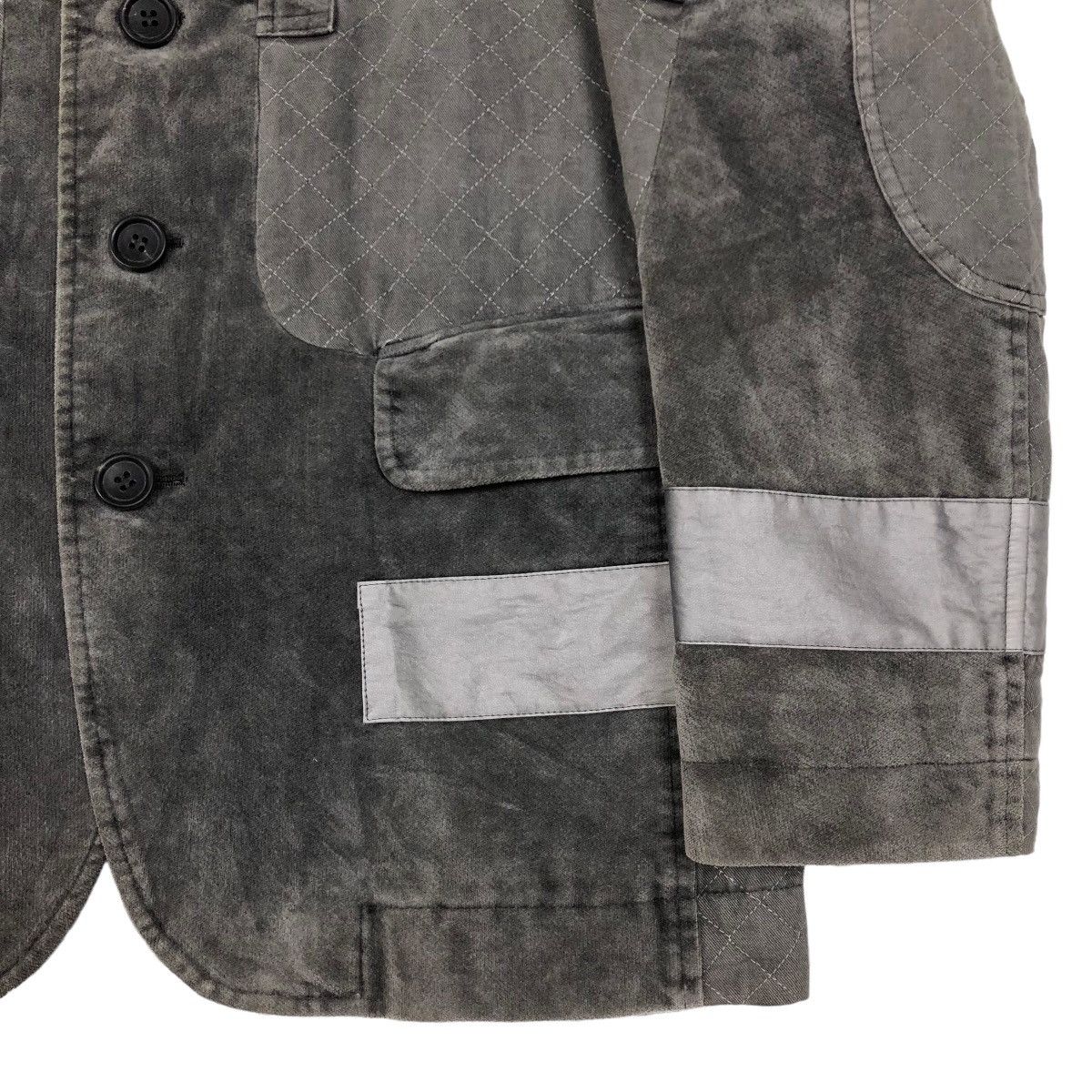Issey Miyake Vintage Issey Miyake 2007 A/W Patchwork Velvet Jacket Size US M / EU 48-50 / 2 - 5 Thumbnail