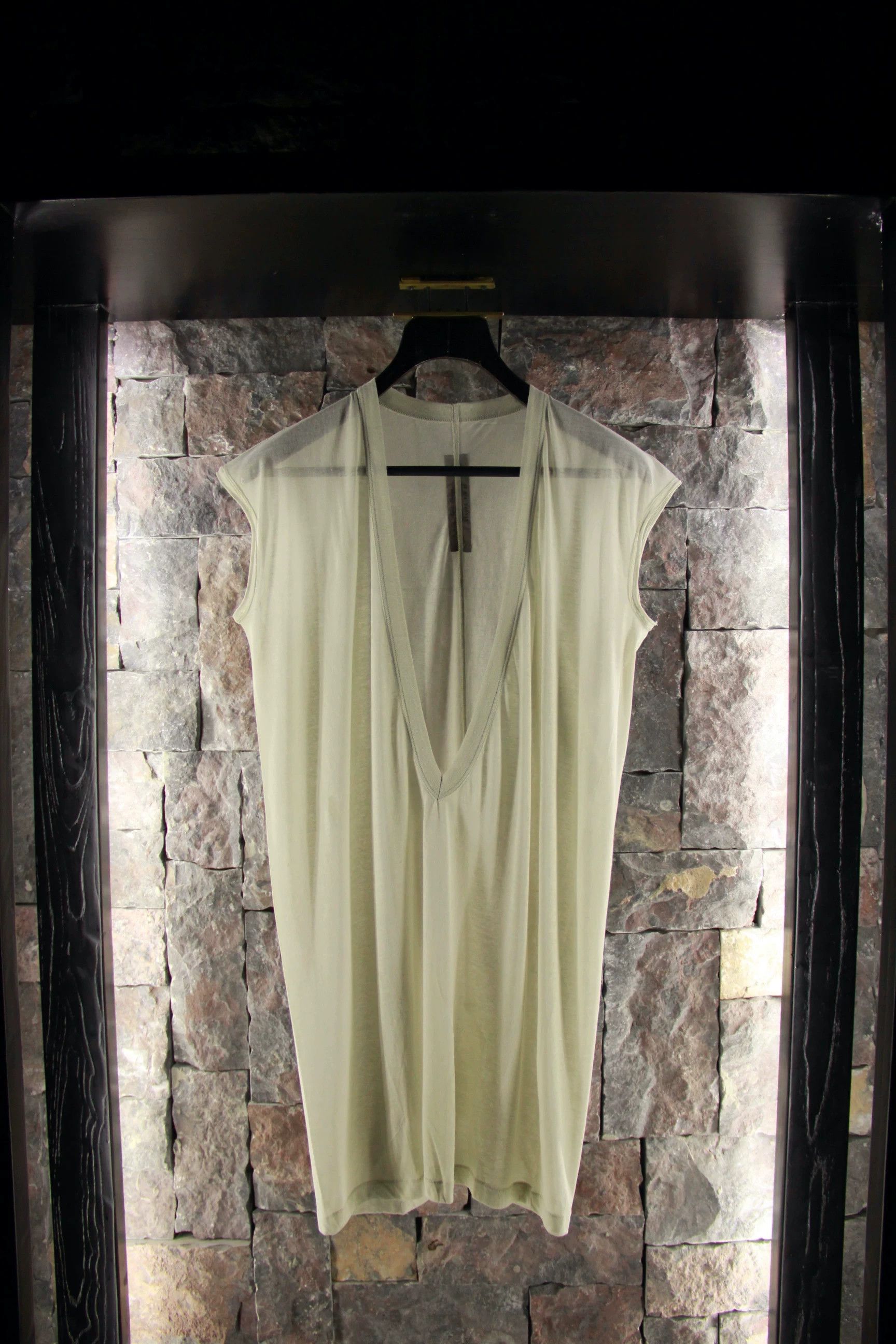 Rick Owens Rick Owens White Tank Top Men l Size US L / EU 52-54 / 3 - 1 Thumbnail