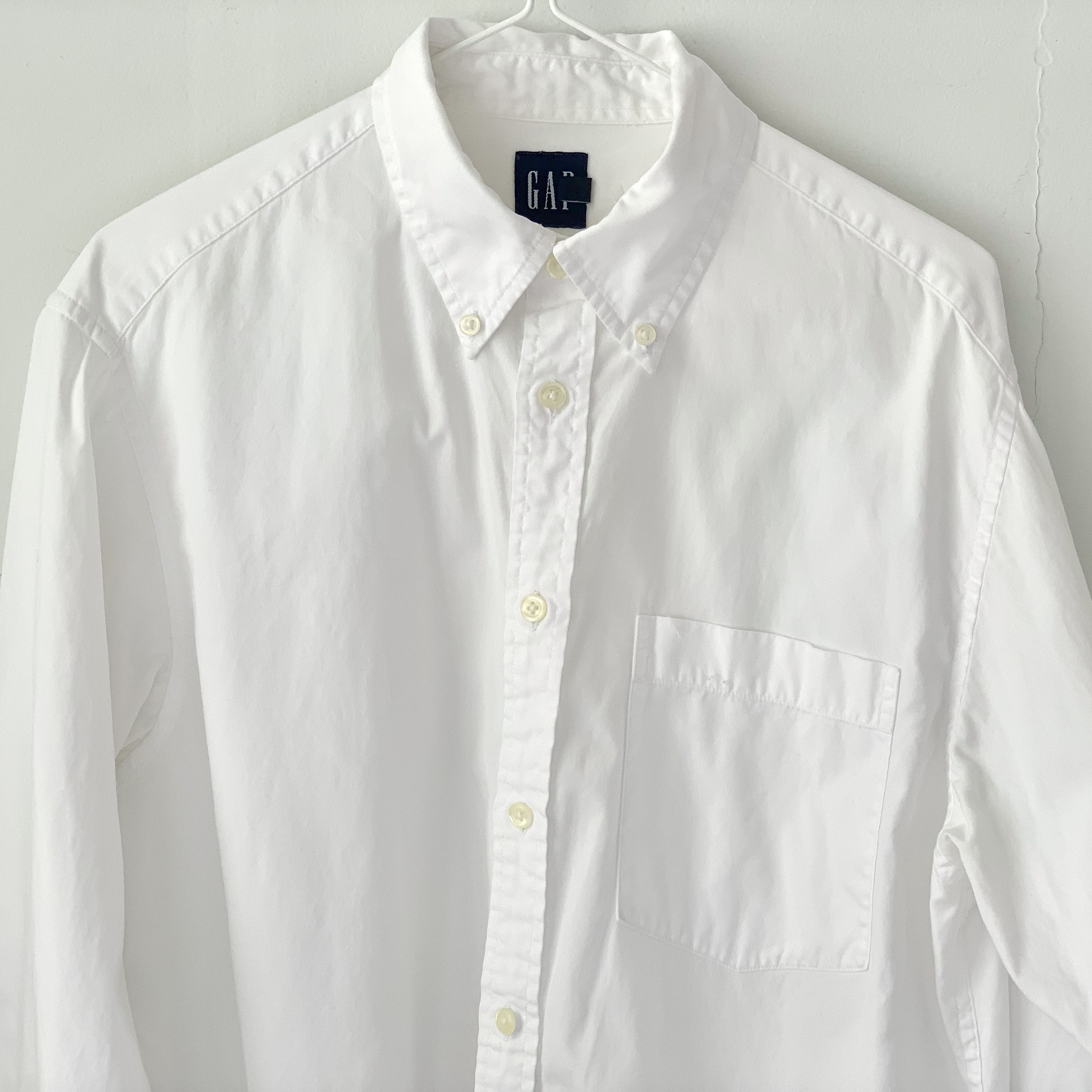 Gap Vintage y2k GAP white button down Size US S / EU 44-46 / 1 - 1 Thumbnail