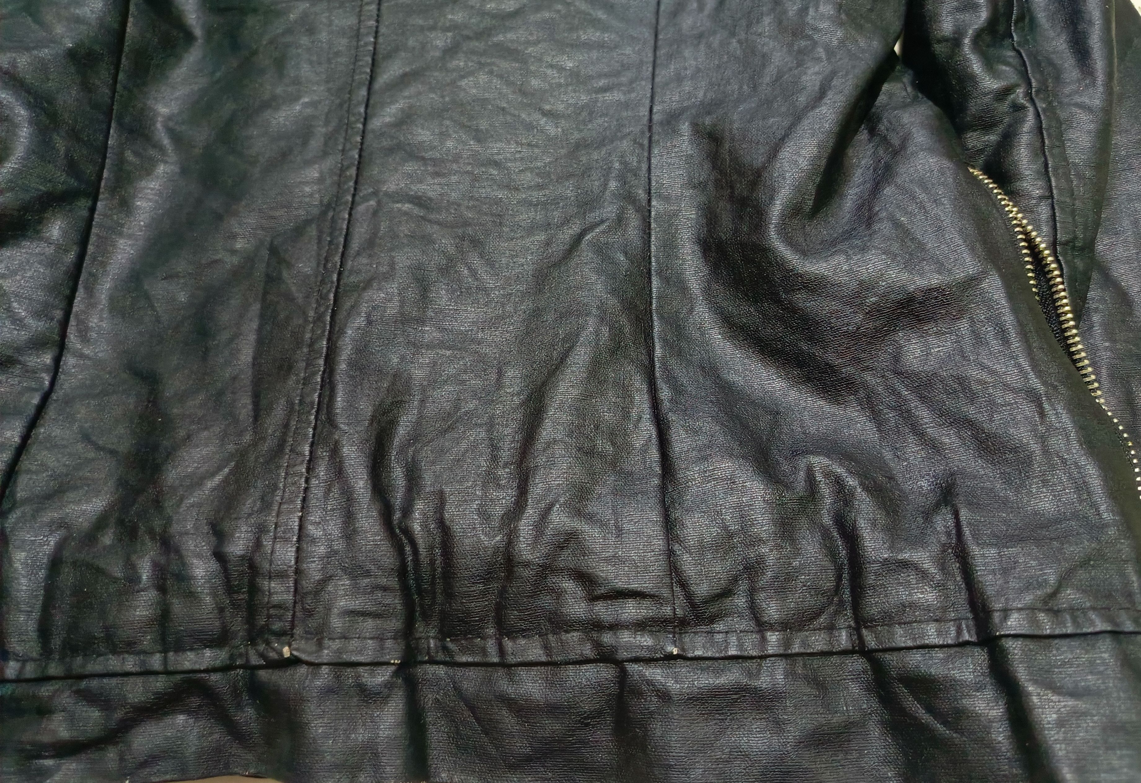 14th Addiction × Isamu Katayama Backlash × Le Grande Bleu (L.G.B.) Shearling Bauhaus Leather Asymmetrical Jacket Size M / US 6-8 / IT 42-44 - 7 Thumbnail