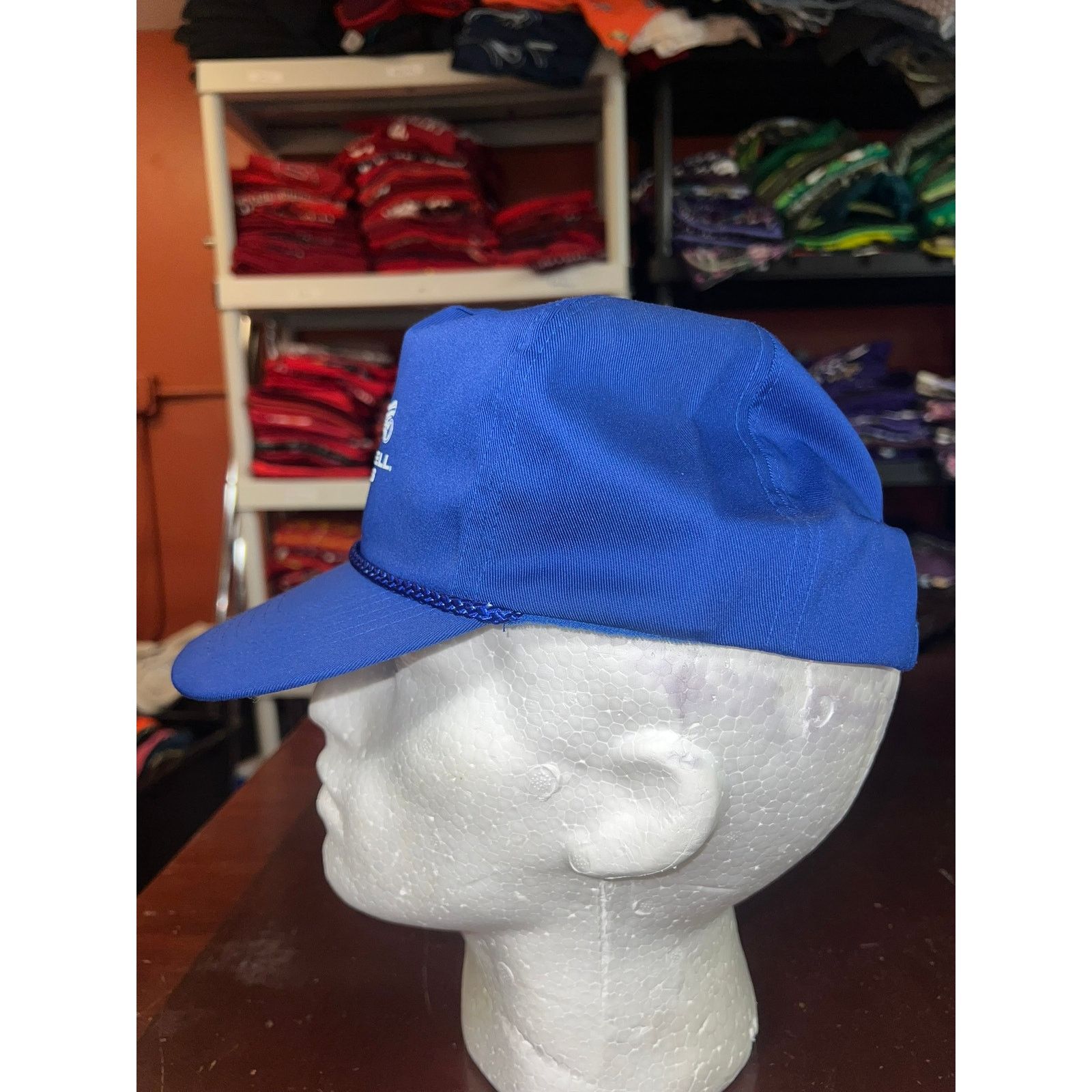 Vintage Vintage Cornwell Tools Hat Roper Blue Cap VTG OS Strapback Size ONE SIZE - 3 Thumbnail