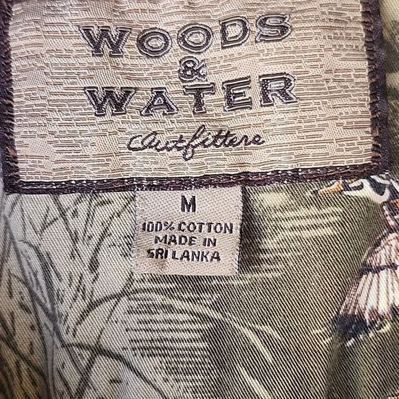 Vintage Woods & Water Outfitters Ducks Camouflage Long Slv Casual Bu Size US M / EU 48-50 / 2 - 6 Thumbnail