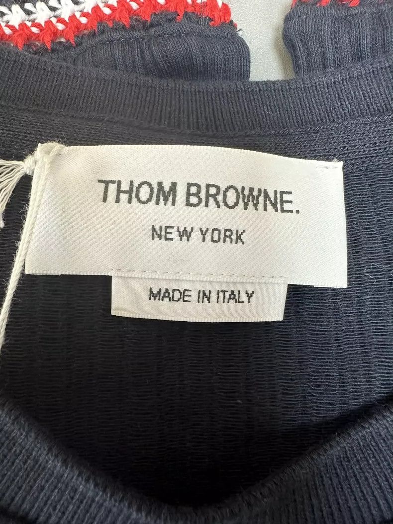 Thom Browne Thom Browne Blue striped knit tights Size S / US 4 / IT 40 - 4 Thumbnail