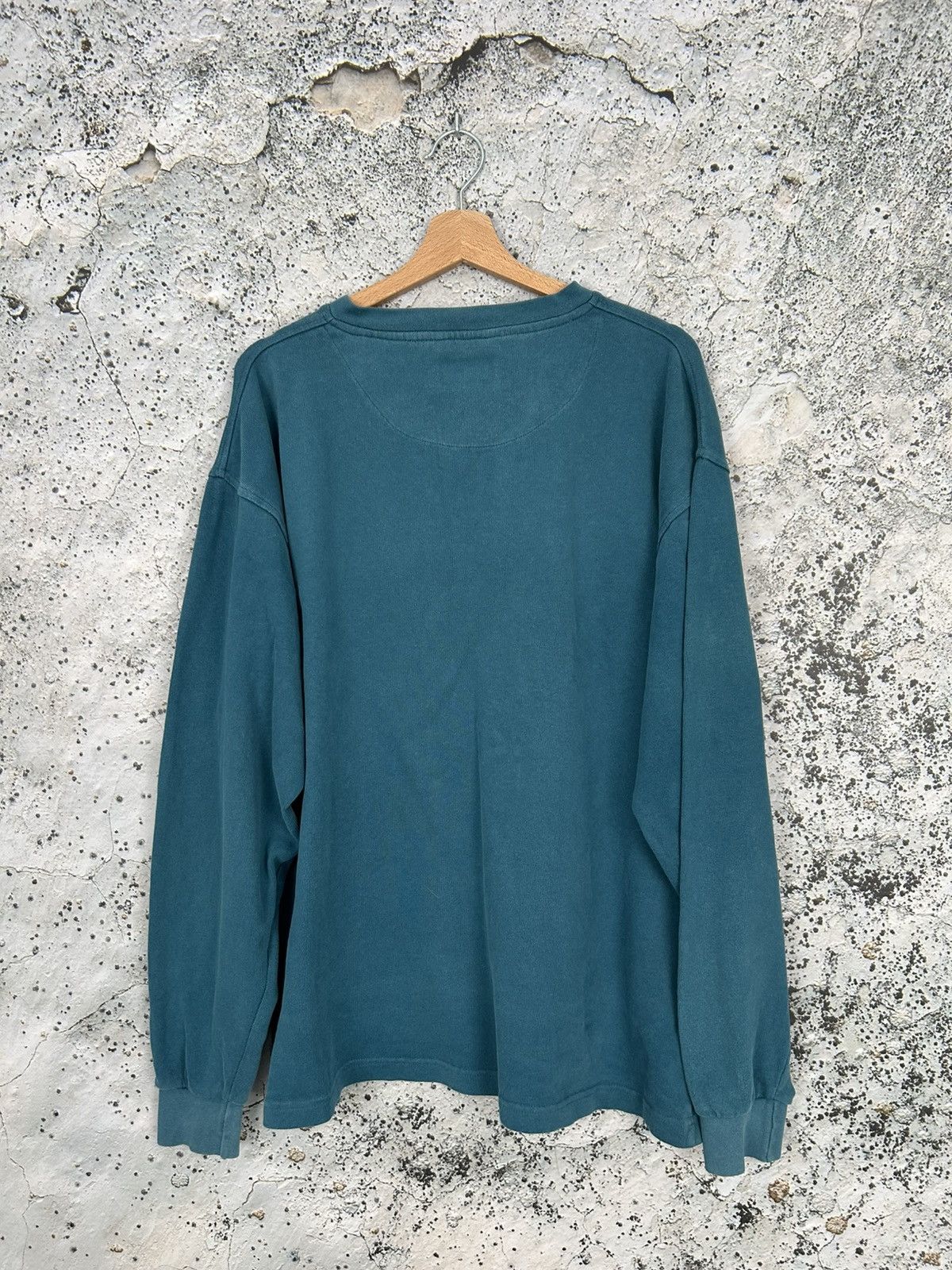 Vintage Vintage Thomas Burberry Blue Knit Sweater 90s Avant Garde Size US XL / EU 56 / 4 - 4 Thumbnail