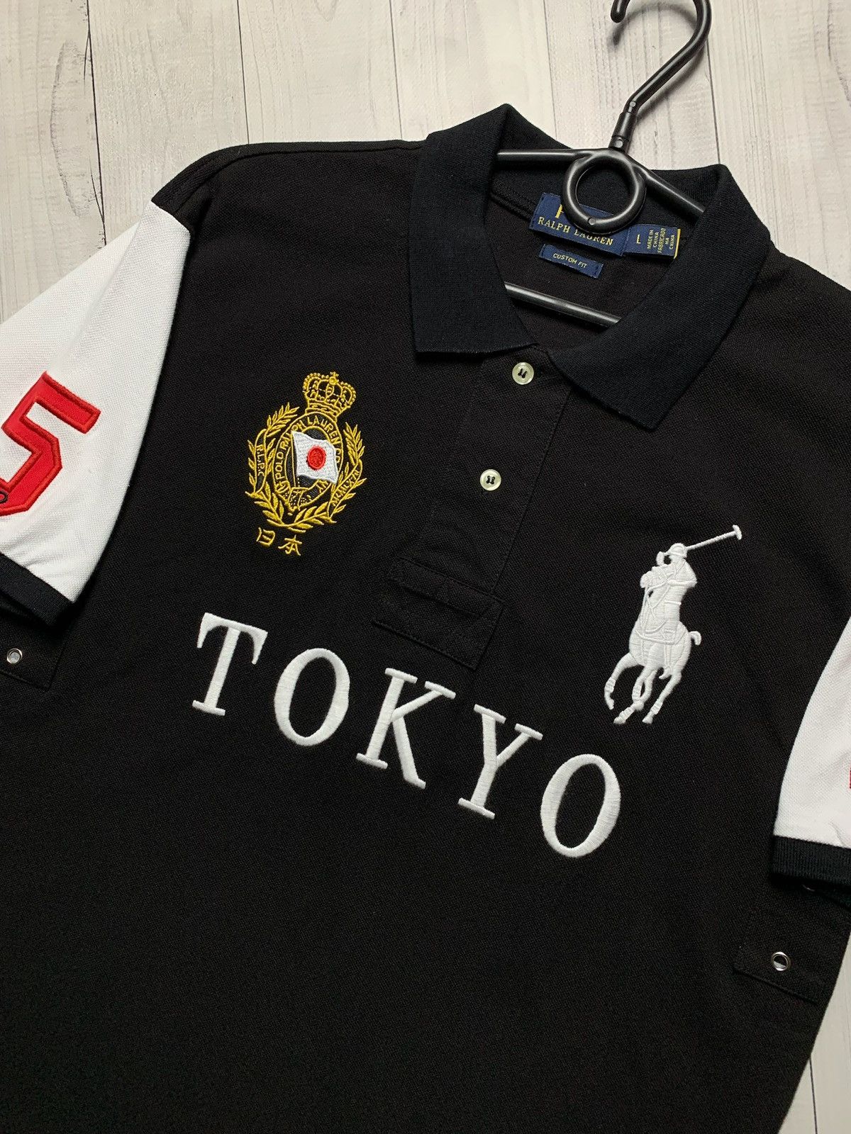Other Vintage polo Ralph Lauren Tokyo big logo size M slim fit Size US M / EU 48-50 / 2 - 3 Thumbnail