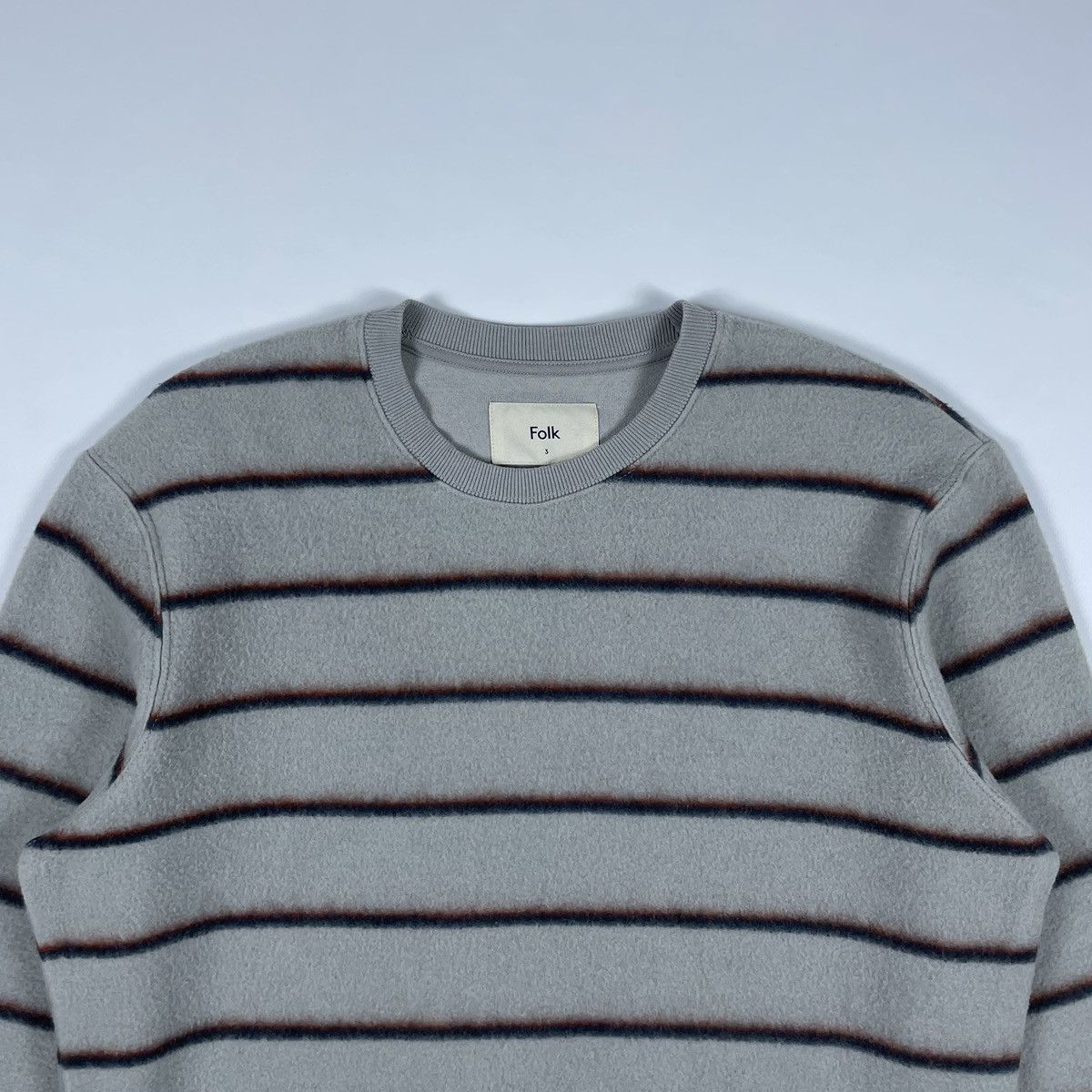 Folk Folk fleece striped Sweatshirt Size US M / EU 48-50 / 2 - 4 Thumbnail