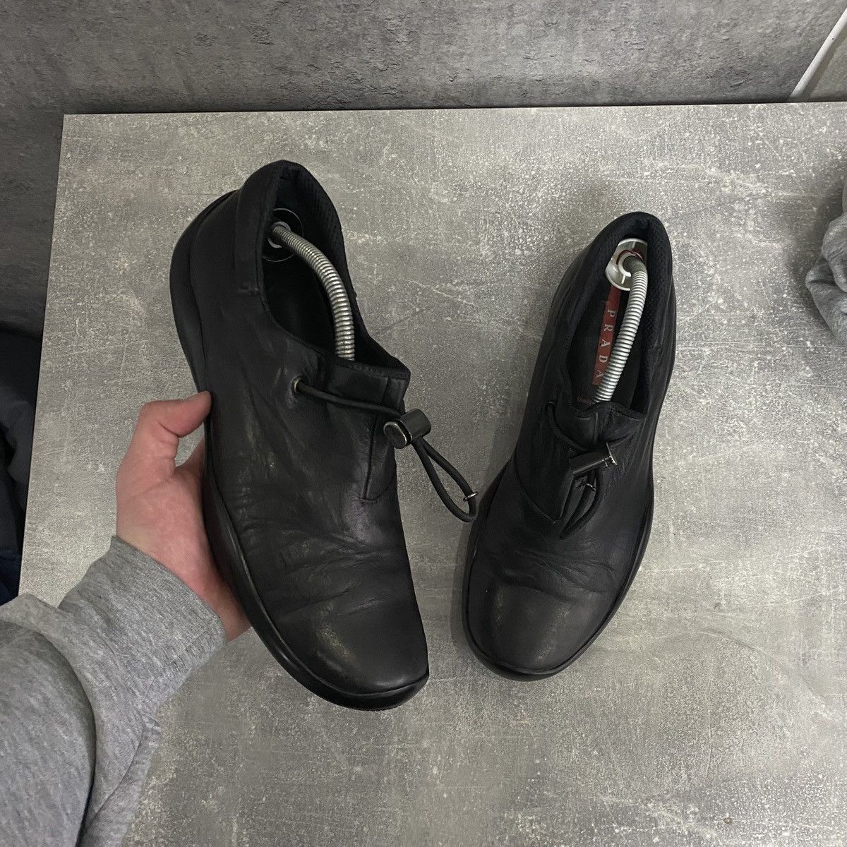 Prada Vintage Prada Leather Shoes Size US 7 / EU 40 - 1 Thumbnail