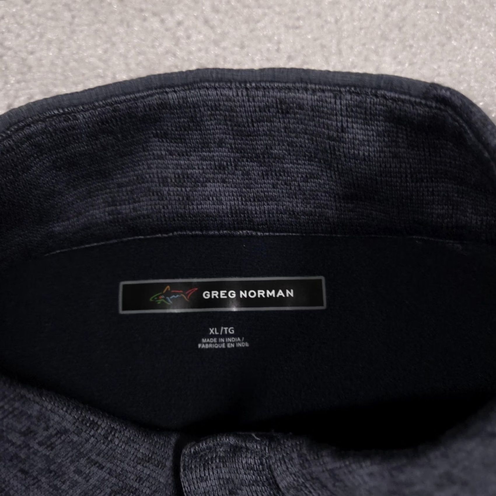 Vintage Greg Norman Pullover Mens XL Gray Mock Neck Long Sleeve Golf Performance Top Size US XL / EU 56 / 4 - 7 Thumbnail