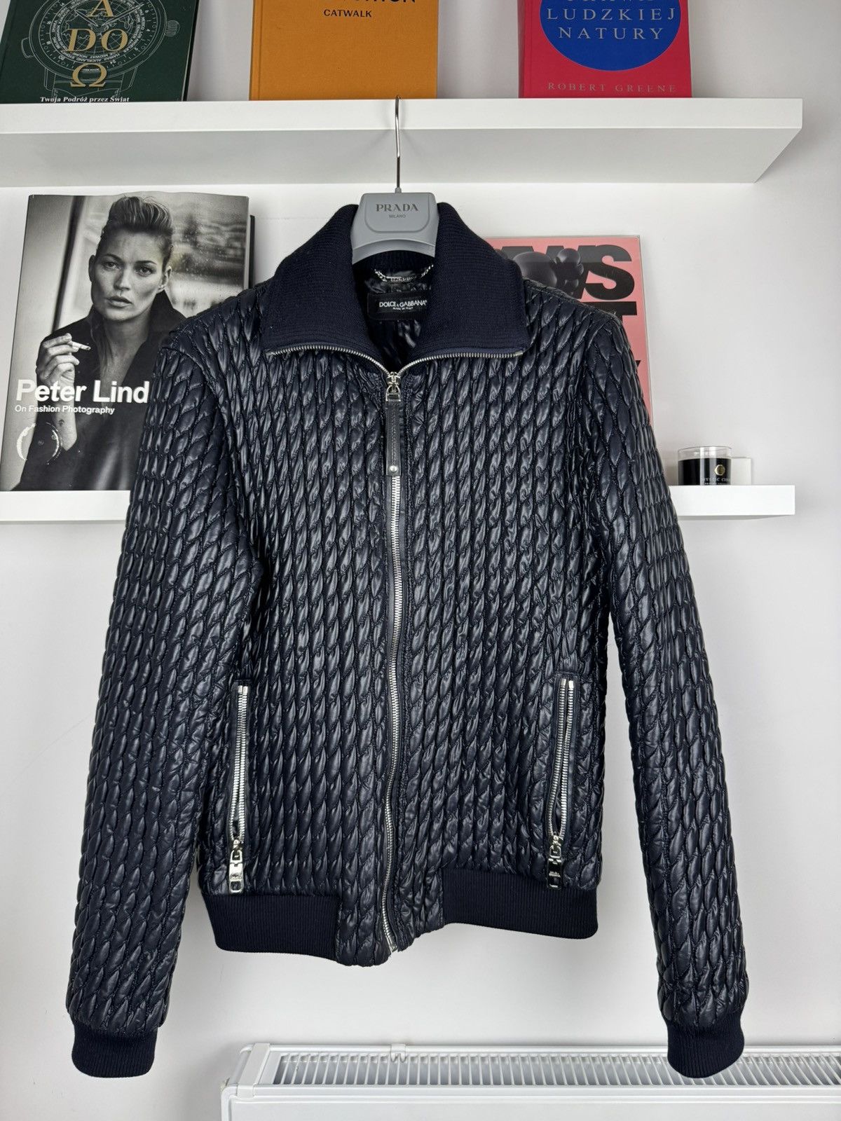 Dolce & Gabbana Dolce & Gabbana Quilted nylon bomber jacket designer jacket Size US L / EU 52-54 / 3 - 1 Thumbnail