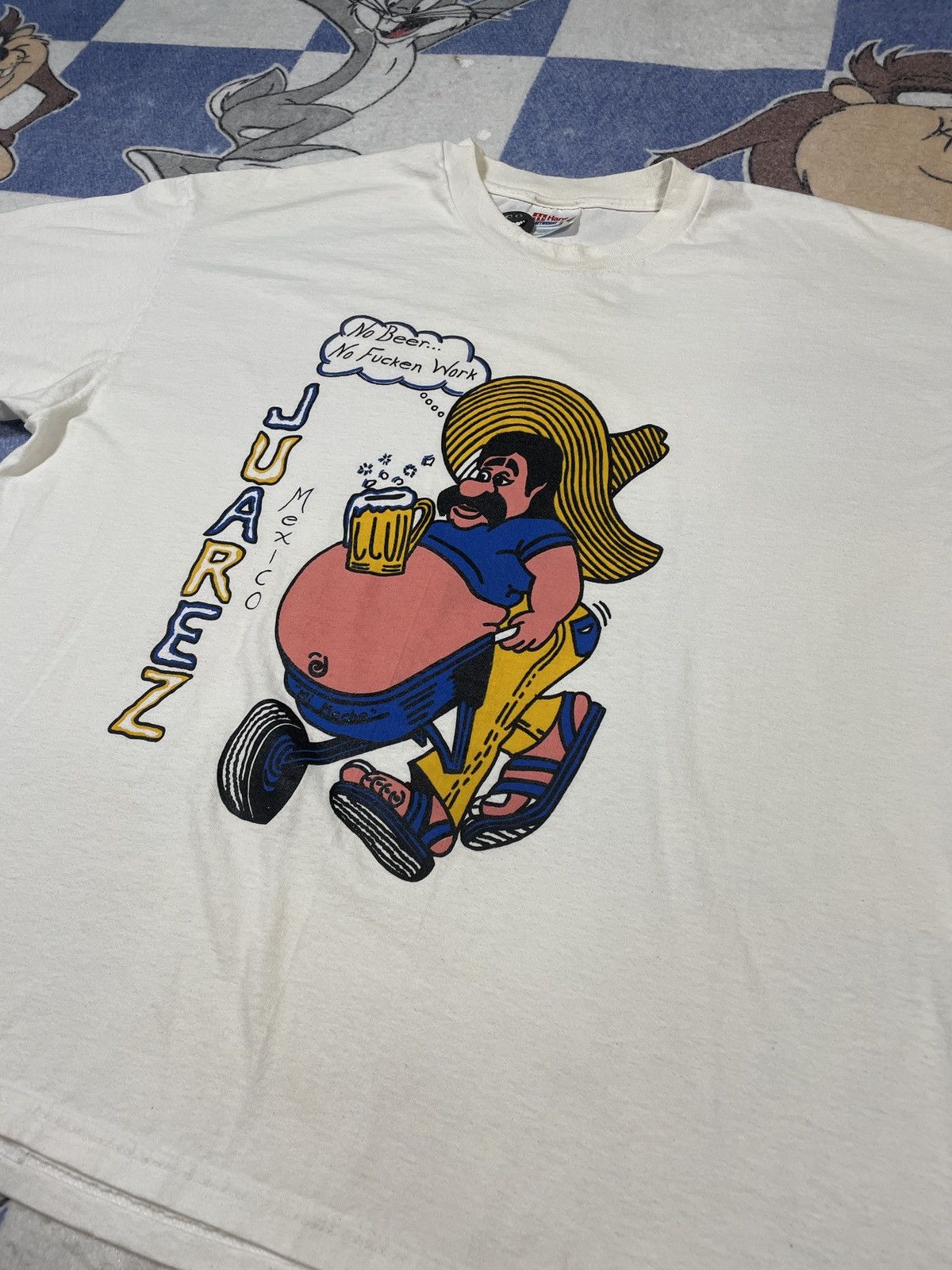 Vintage Vintage beer comedy tee Size US XL / EU 56 / 4 - 2 Thumbnail