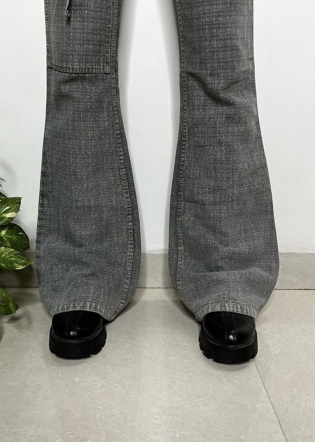 Japanese Brand Y2K Japanese denim flare multipocket jeans. Size US 30 / EU 46 - 3 Thumbnail