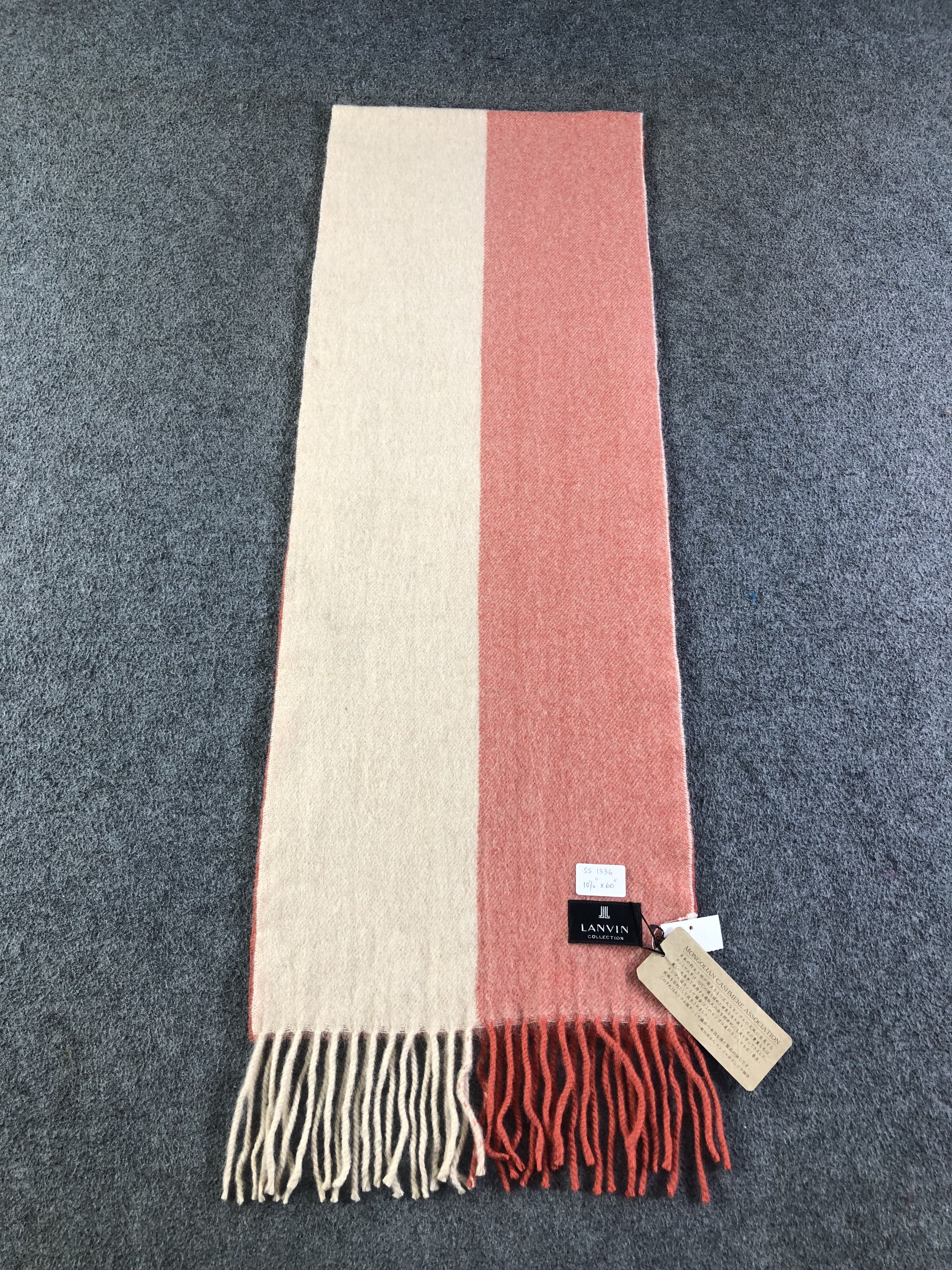 Lanvin Lanvin Cashmere Scarf / Muffler / Neckwear SS1336 Size ONE SIZE - 2 Thumbnail