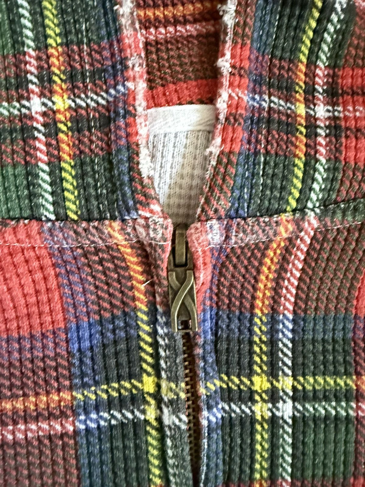 Other XWORE Red plaid waffle knit zip up Size US M / EU 48-50 / 2 - 3 Thumbnail