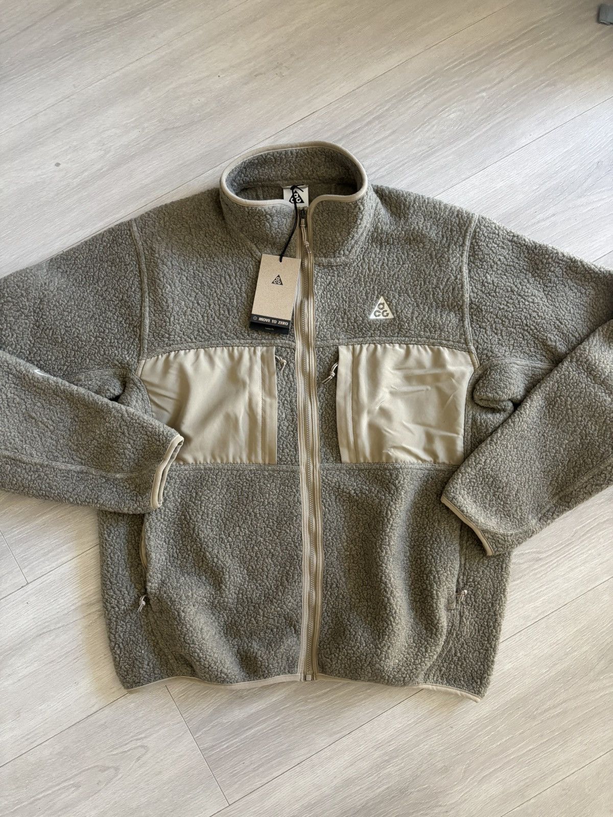Arctic Wolf Zip Up Fleece