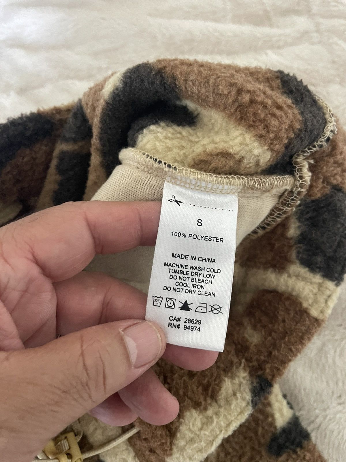 Stussy Camo Fleece Joggers Size US 28 / EU 44 - 8 Thumbnail
