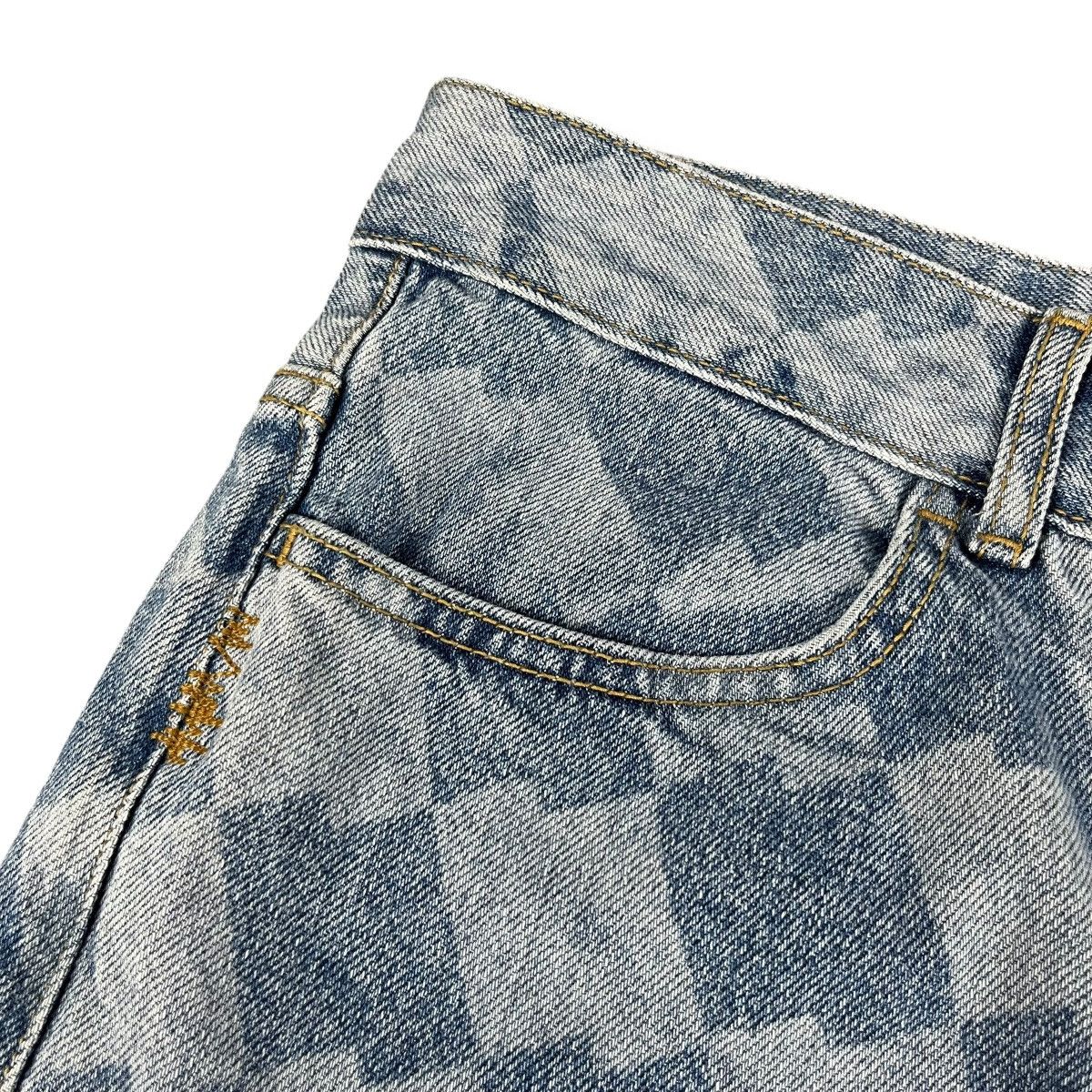 Ader Error Ader Error Checkerboard-print Straight Denim Jeans Size US 32 / EU 48 - 4 Thumbnail