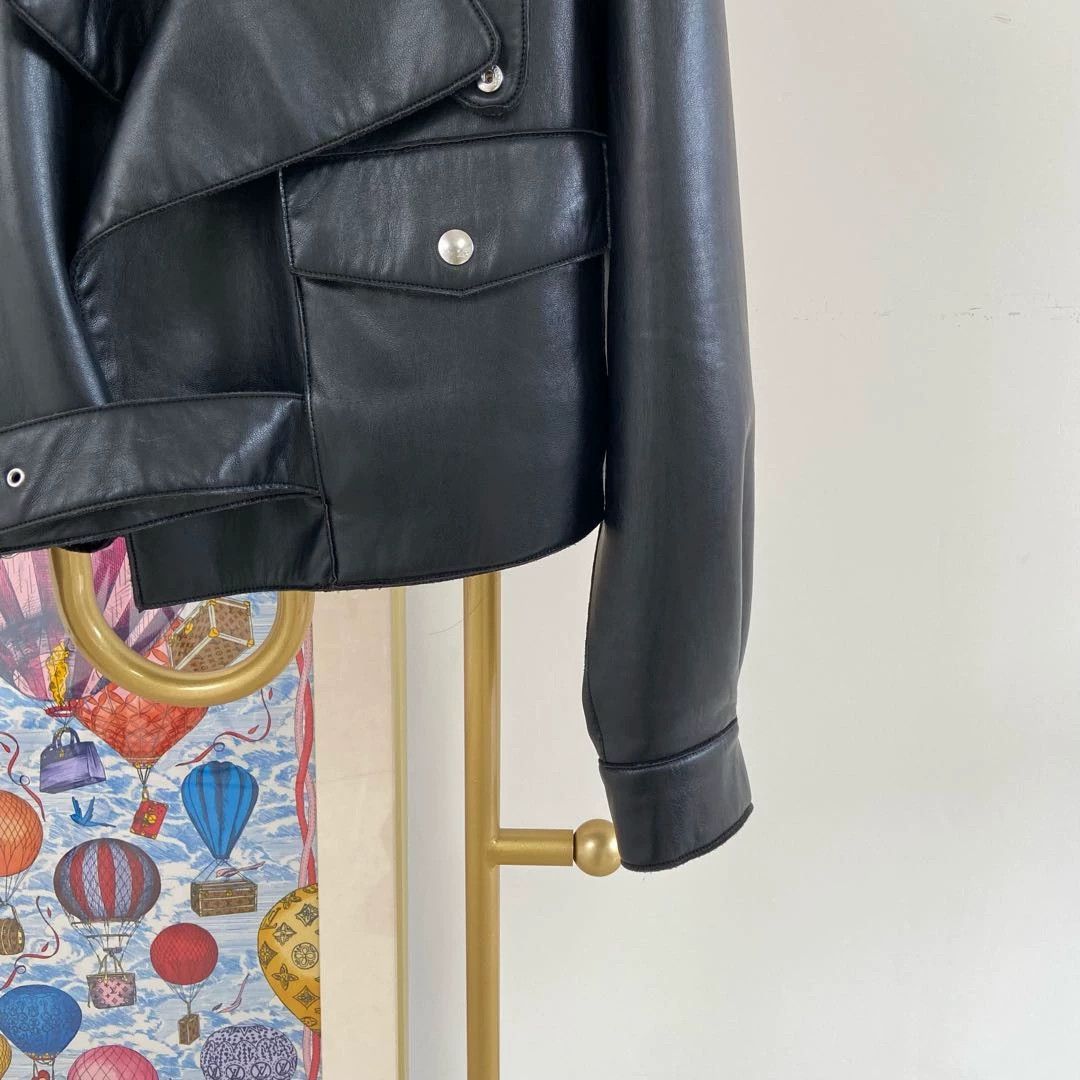 Other Mo&Co Black Leather Jacket Size S Size US S / EU 44-46 / 1 - 4 Thumbnail
