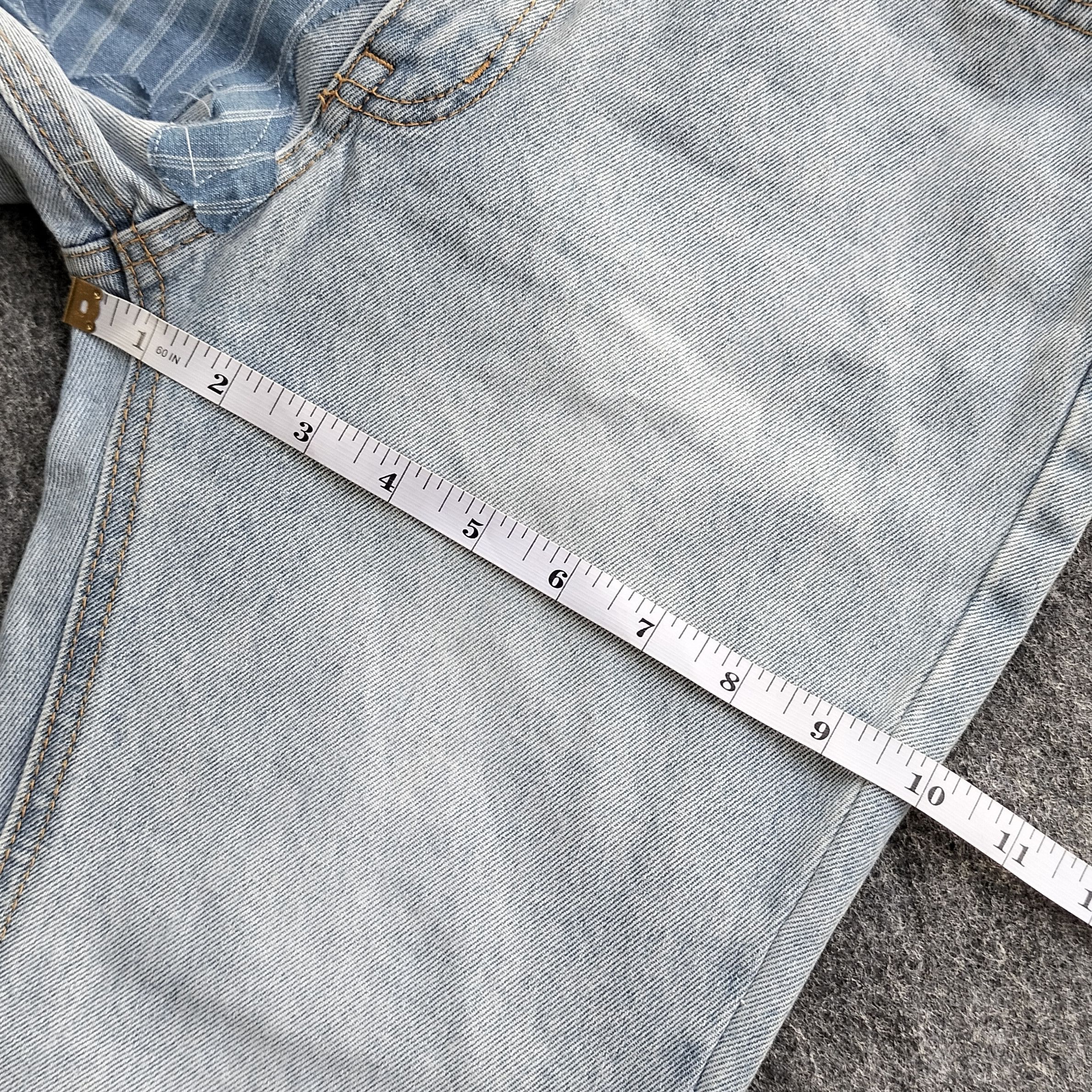 If Six Was Nine Y2k 6 skull patch work flare jeans Size 25" / US 0 / IT 36 - 11 Thumbnail