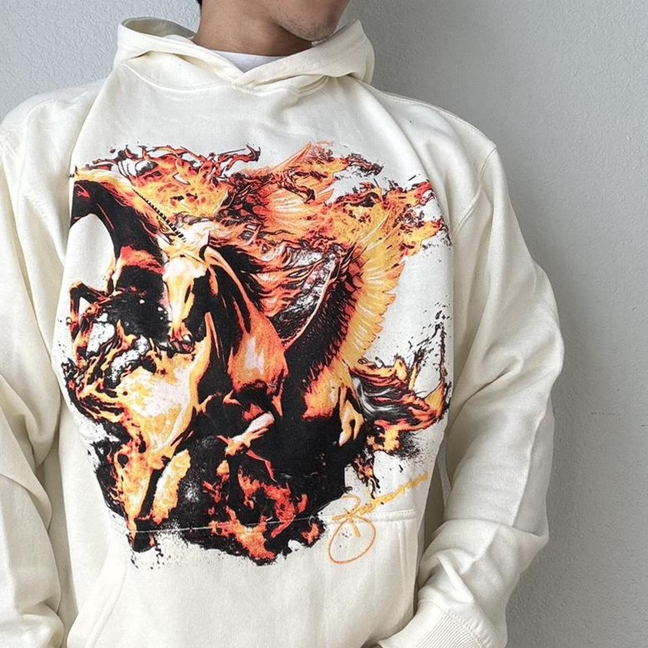 Other Pegasus Phantom Exclusive Graphics White Hoodie Size US XL / EU 56 / 4 - 4 Thumbnail