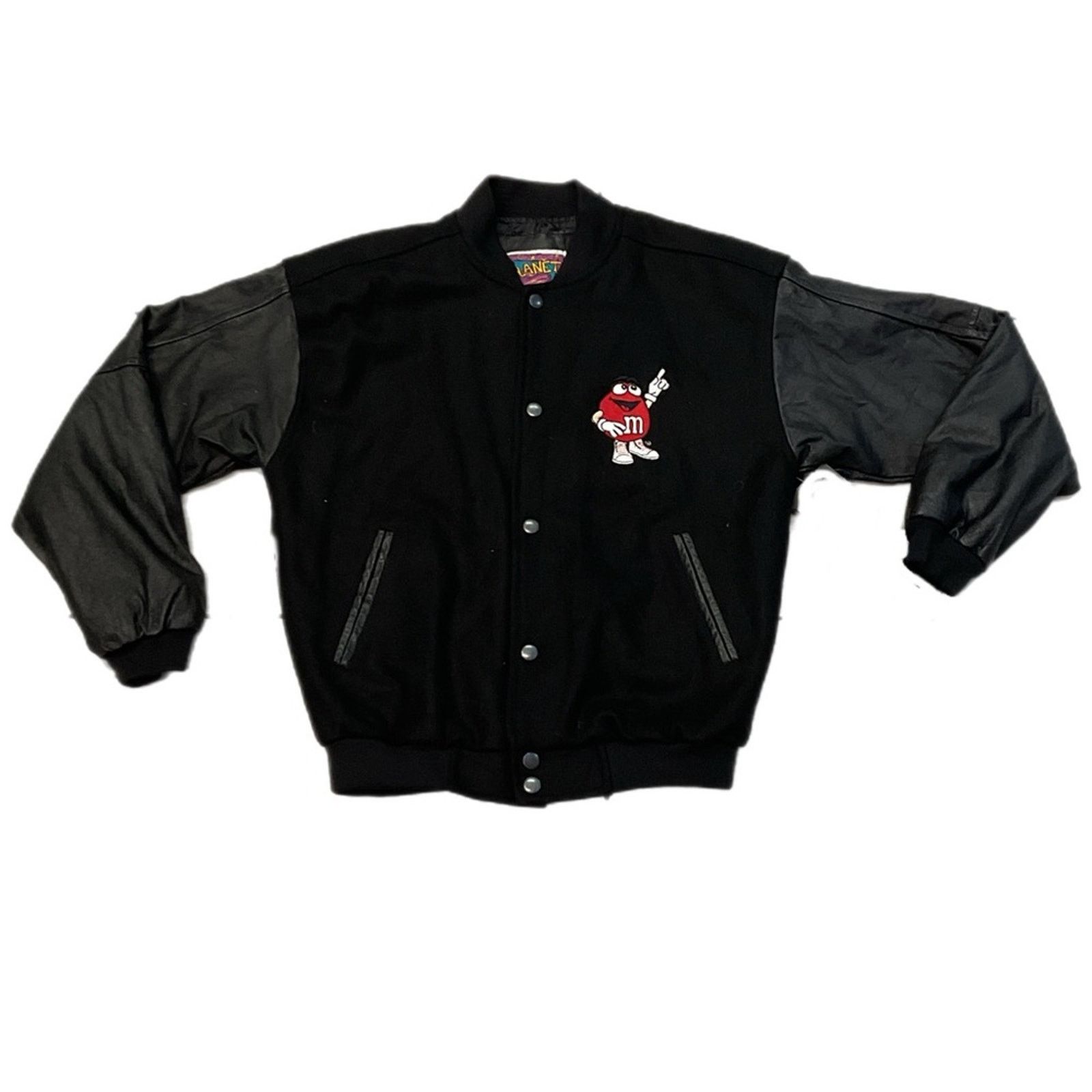 Vintage M&M Varsity Kids Jacket Size US S / EU 44-46 / 1 - 1 Thumbnail