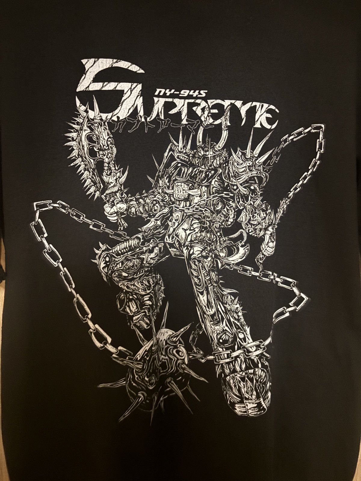 Supreme Supreme Spikes T-Shirt, Black, Size Large Size US L / EU 52-54 / 3 - 2 Thumbnail