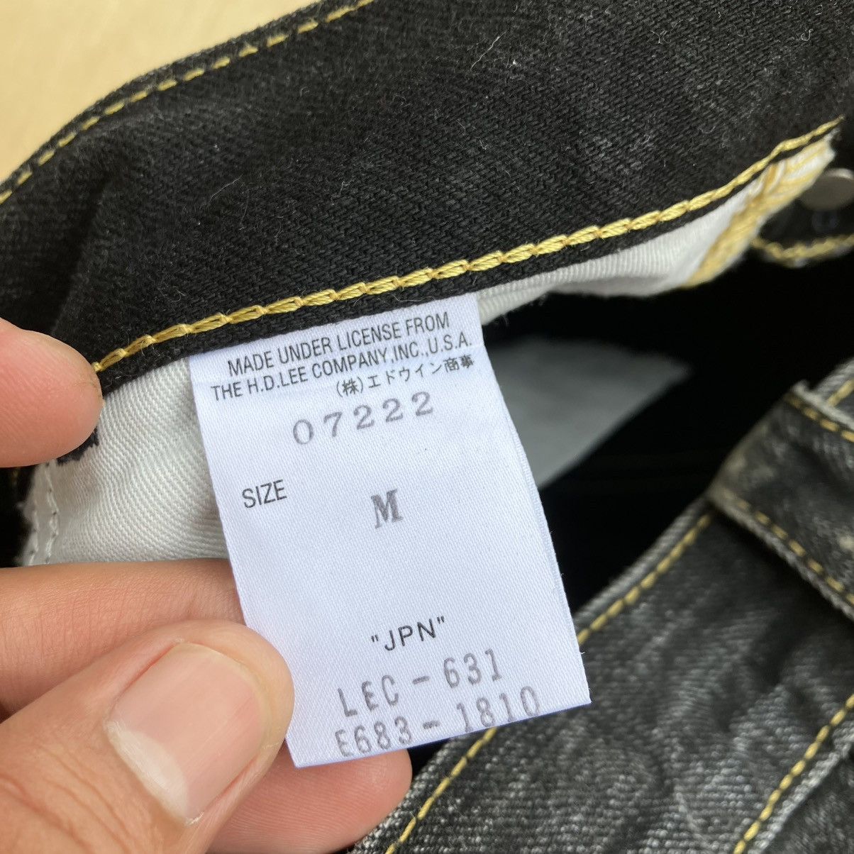 Lee LEE COWBOY FLARE DENIM BLACK WASHED VINTAGE STYLE Size US 33 - 5 Thumbnail