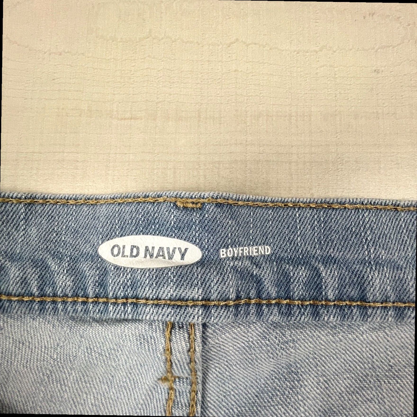 Old Navy Old Navy Womens Boyfriend Shorts 2 Distressed Denim Light Blue Mid Rise Size 26" / US 2 / IT 38 - 4 Thumbnail