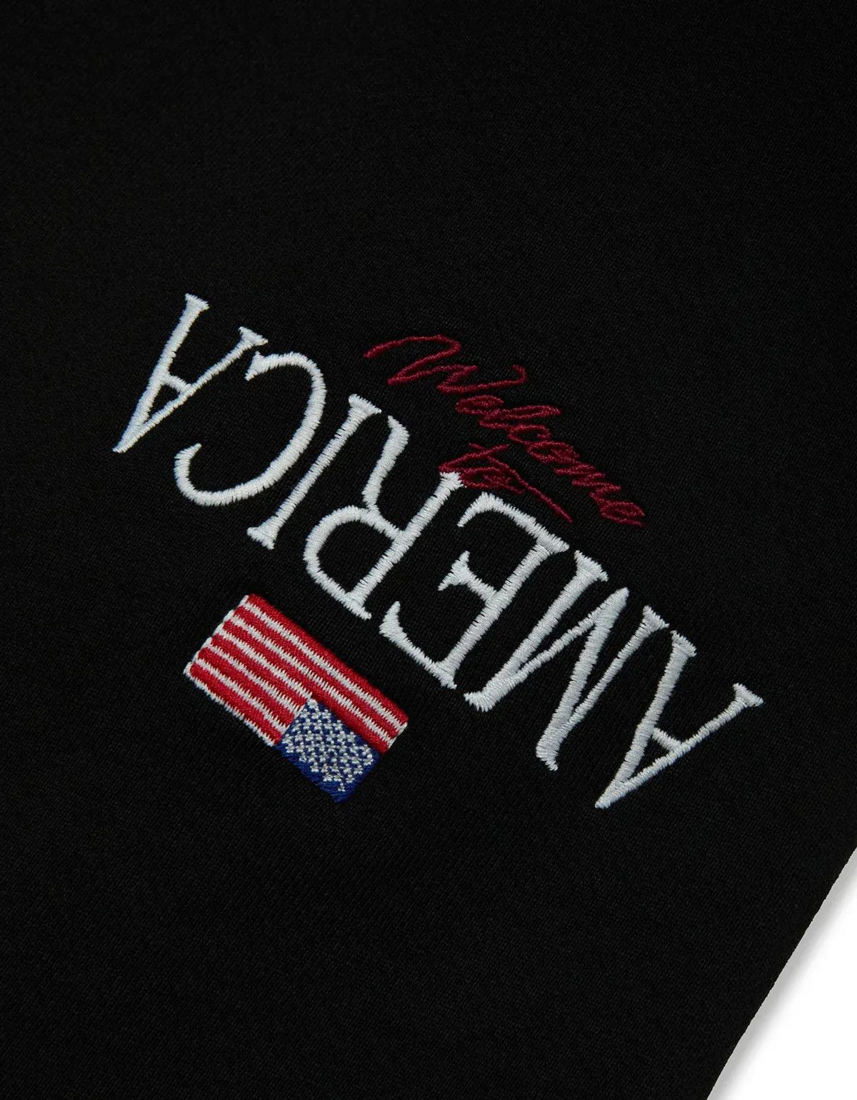 Willy Chavarria Willy Chavarria Black Welcome To America Sweatpant Size US 32 / EU 48 - 3 Thumbnail