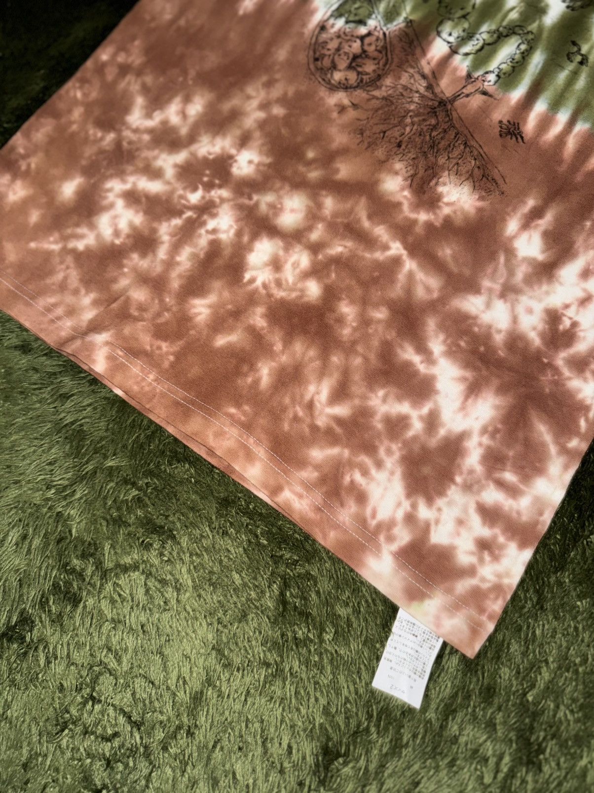 Japanese Brand [2] Nada Not Nada Tie-Dye Tubular T-Shirt Size US L / EU 52-54 / 3 - 5 Thumbnail