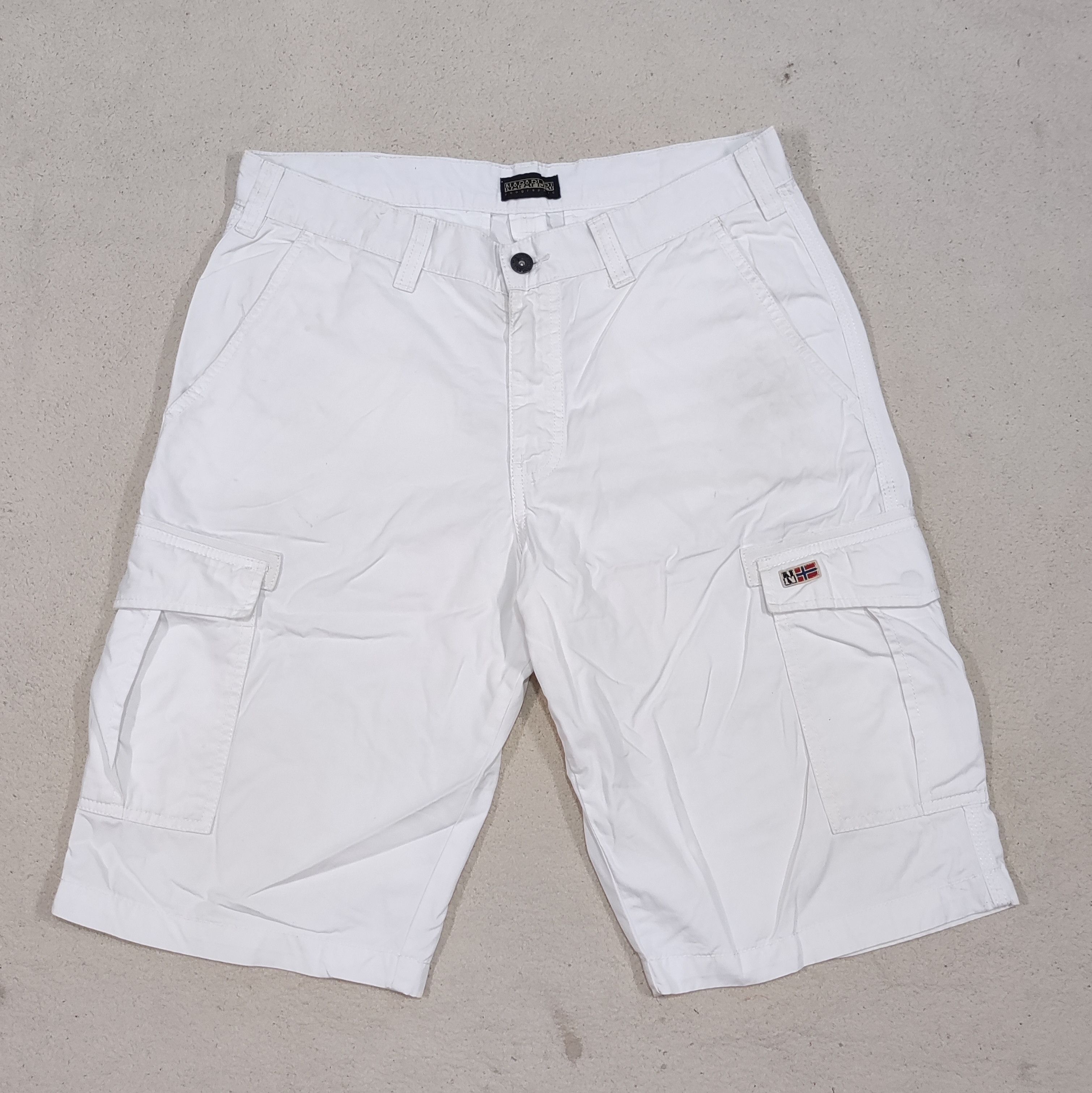 Napapijri Napapijri Noto Combat Geographic Cargo Mid Slim Shorts Size US 32 / EU 48 - 1 Thumbnail