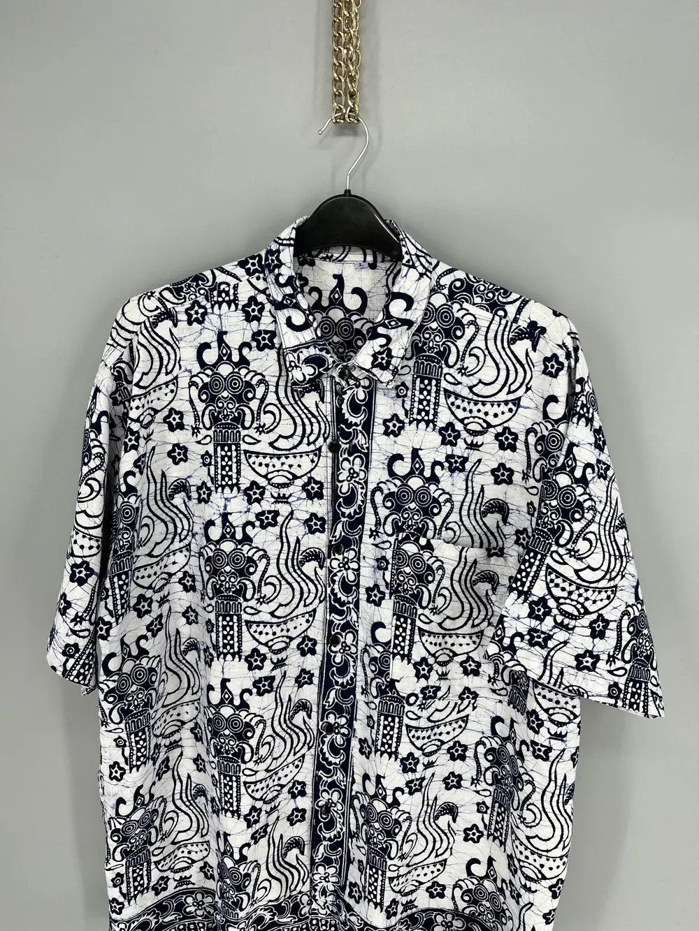 Vintage Vintage Crazy Aloha Joe Hawaiian Shirt Beach Surfing Rare Size US L / EU 52-54 / 3 - 8 Thumbnail
