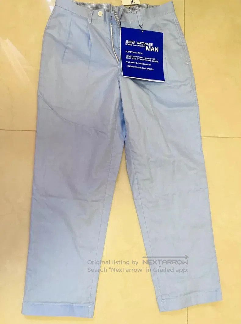 Junya Watanabe CDG Junya Watanabe Blue Chino Pants 2020. Size US 26 / EU 42 - 1 Thumbnail
