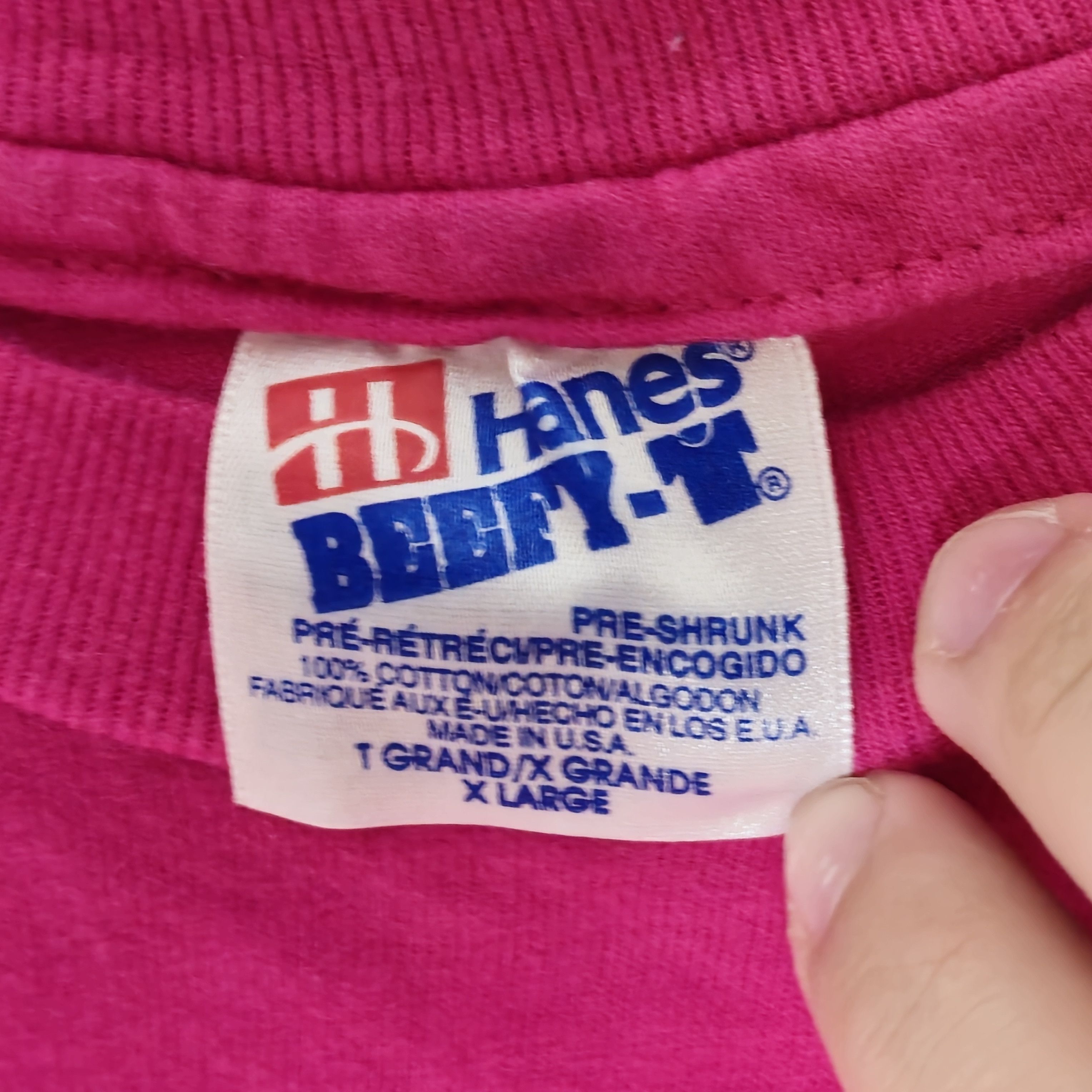 Hanes 90s The Body Shop T-Shirt Size XL Fills Like The First Time Size US XL / EU 56 / 4 - 3 Thumbnail