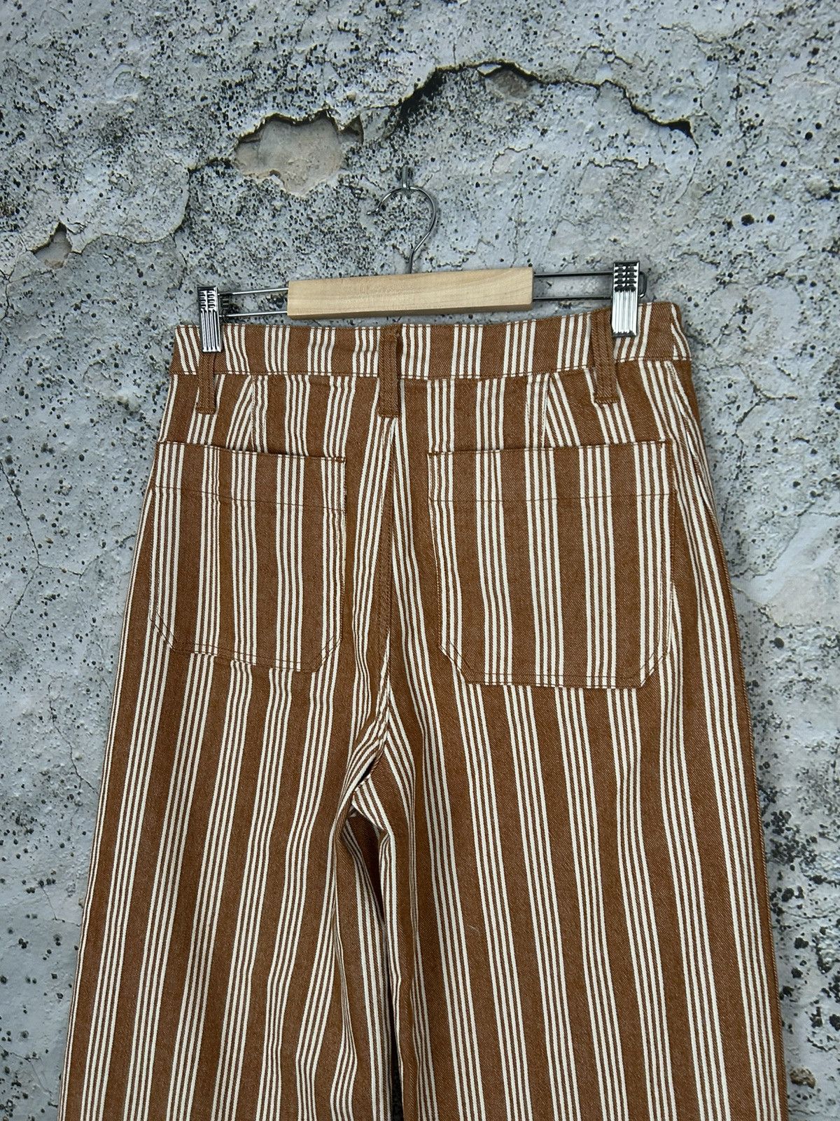 Madewell Madewell Stripped Wide Legs Baggy Jeans Denim Pants Size 28" / US 6 / IT 42 - 5 Thumbnail