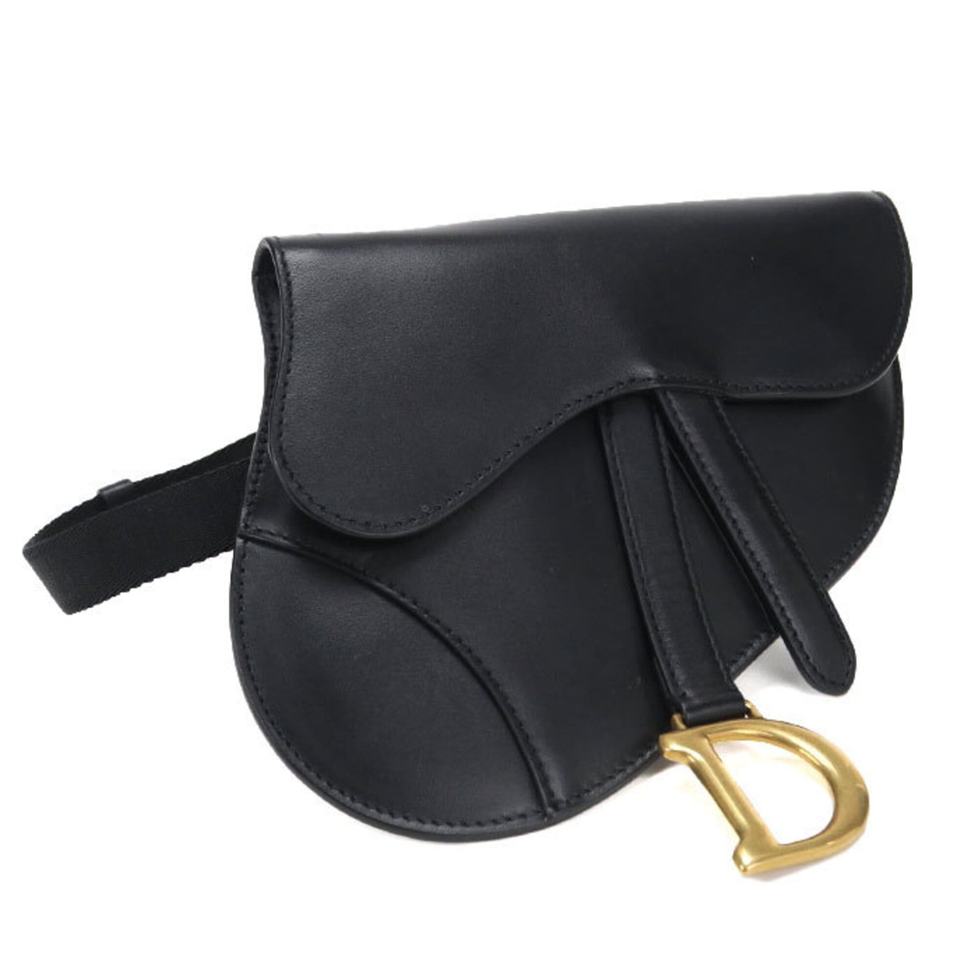 Dior Christian Dior DIOR Dior Body Bag Belt Saddle Women's Black Size ONE SIZE - 1 Thumbnail