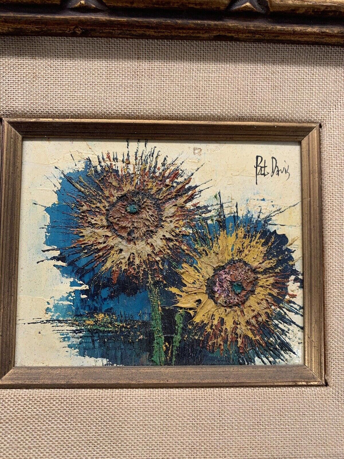 Designer Pat Davis Sun Flowers Oil Painting Japan Size ONE SIZE - 2 Thumbnail