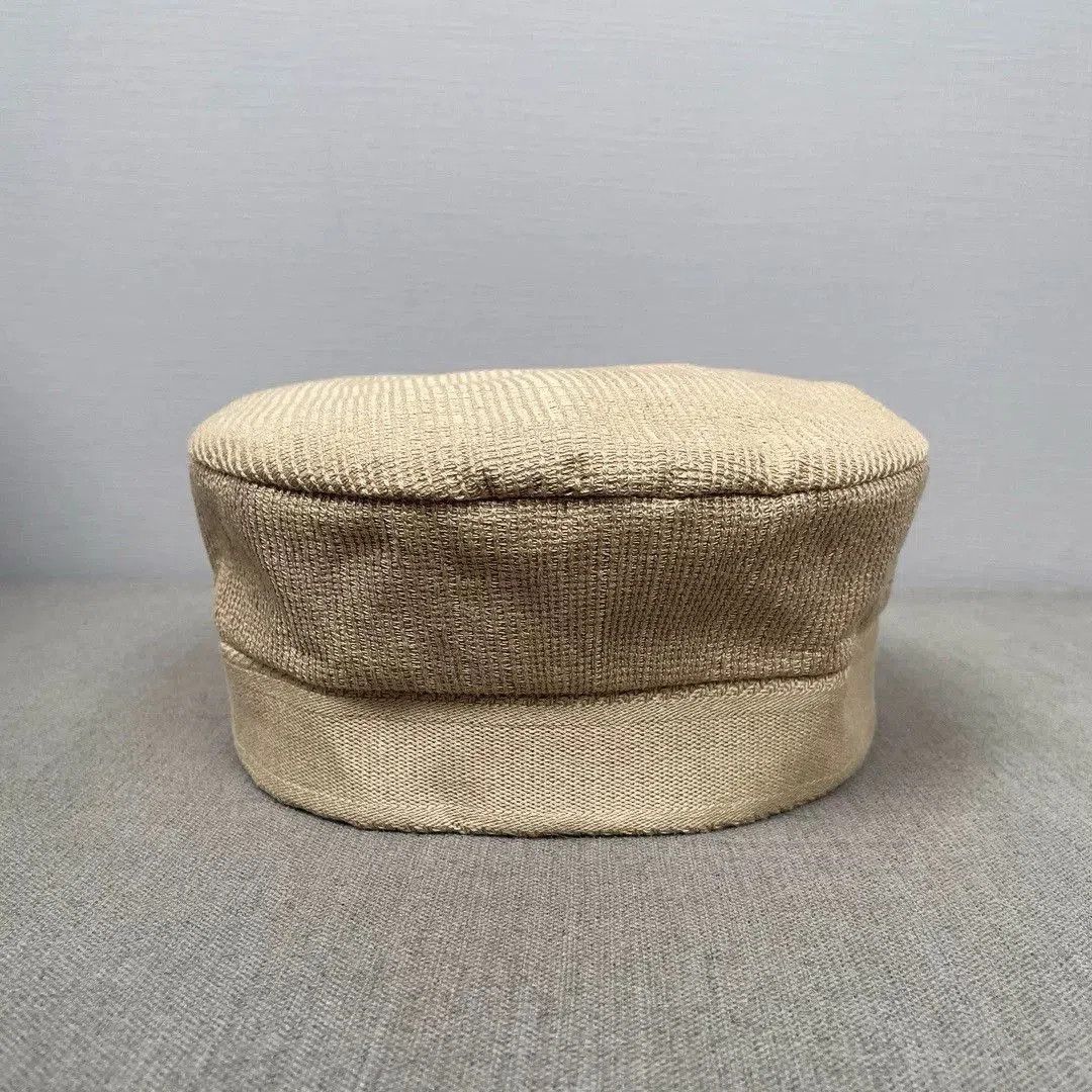 Dior Dior Embroidered Khaki Newsboy Beret. Size ONE SIZE - 4 Thumbnail