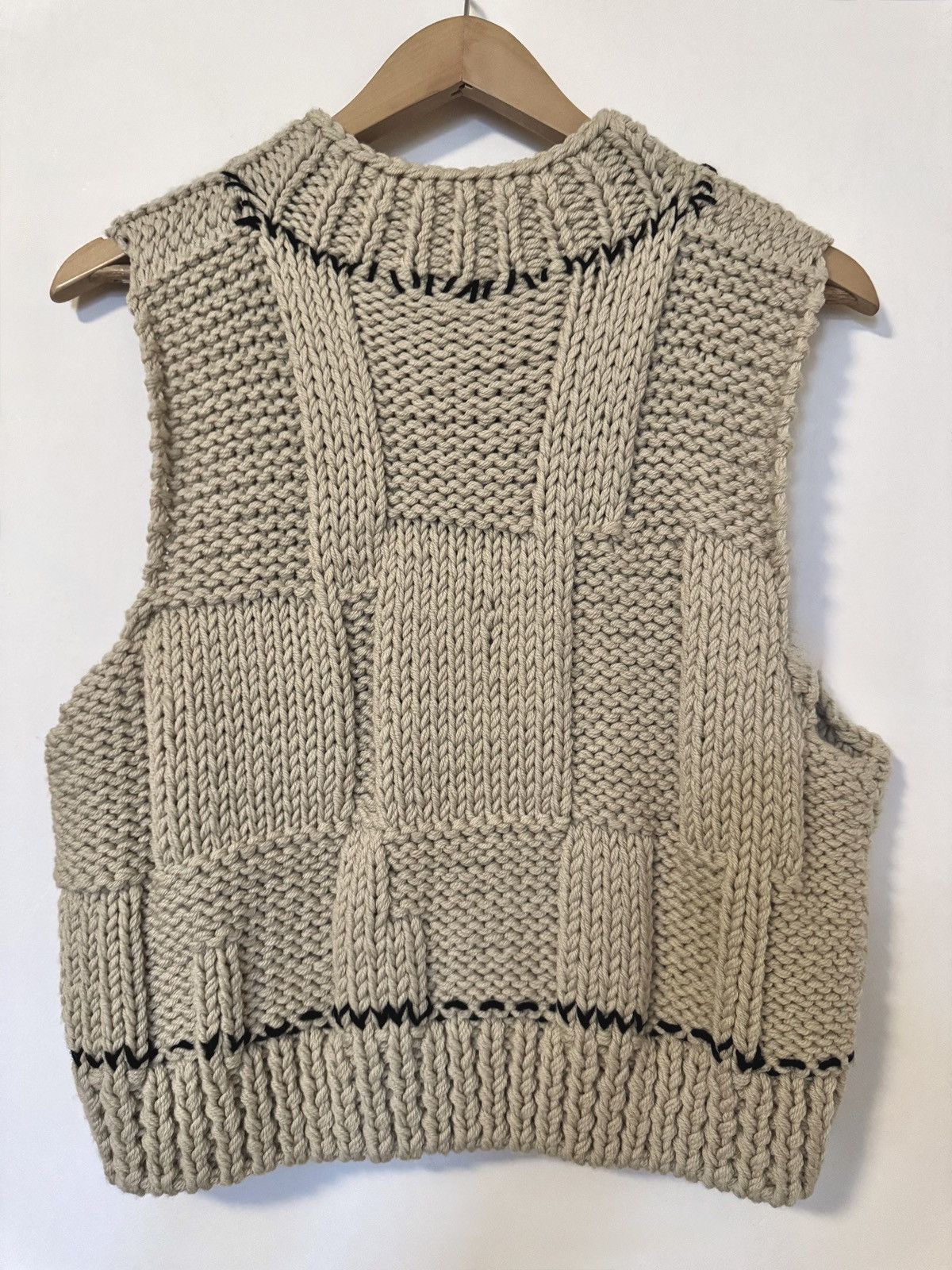 Raf Simons Blow up Cropped Patchwork Knit Vest Size US M / EU 48-50 / 2 - 2 Thumbnail
