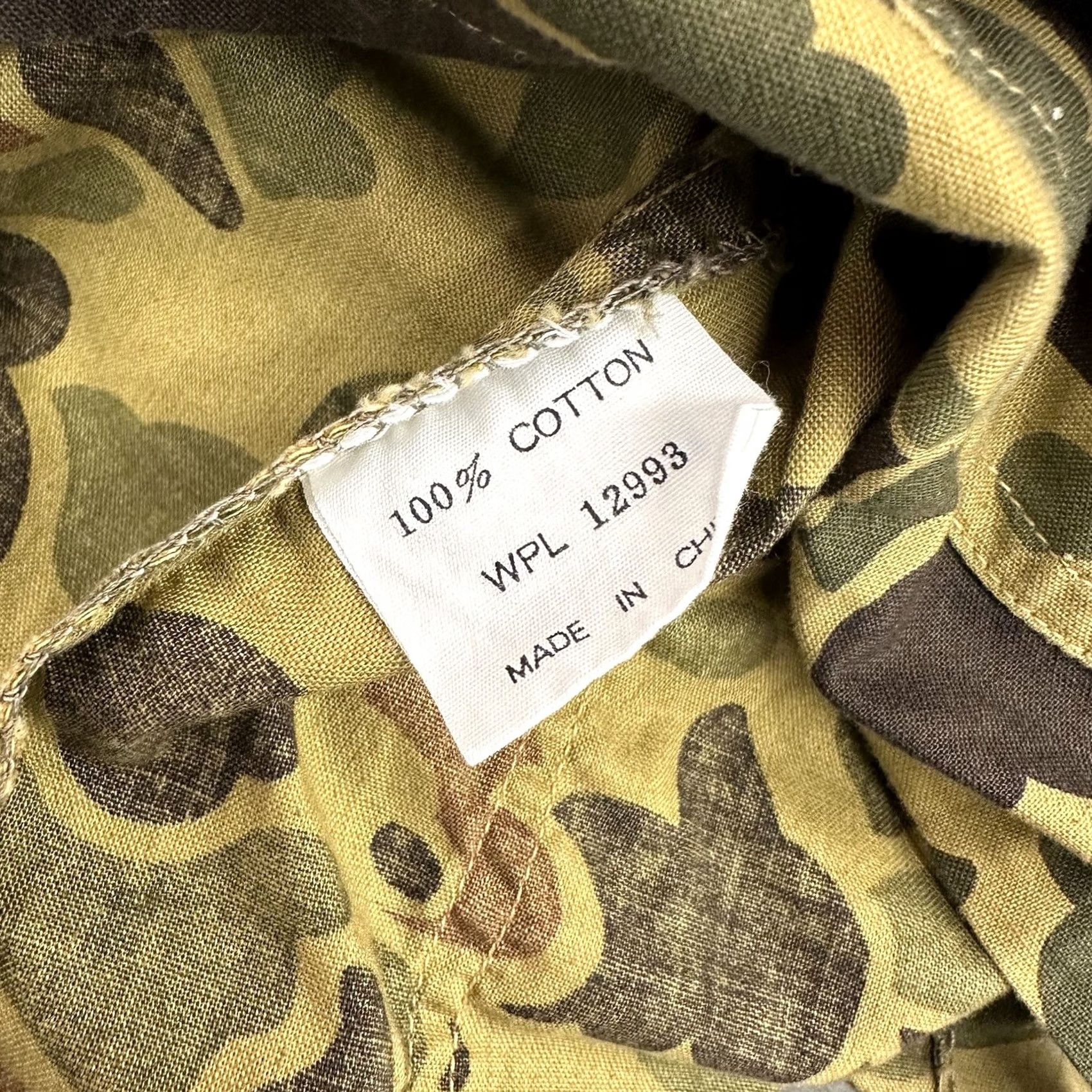 Vintage VINTAGE 80s Duck Camo 3 Pocket Cotton Shirt Medium Men Button-Up Shirt Size US M / EU 48-50 / 2 - 4 Thumbnail