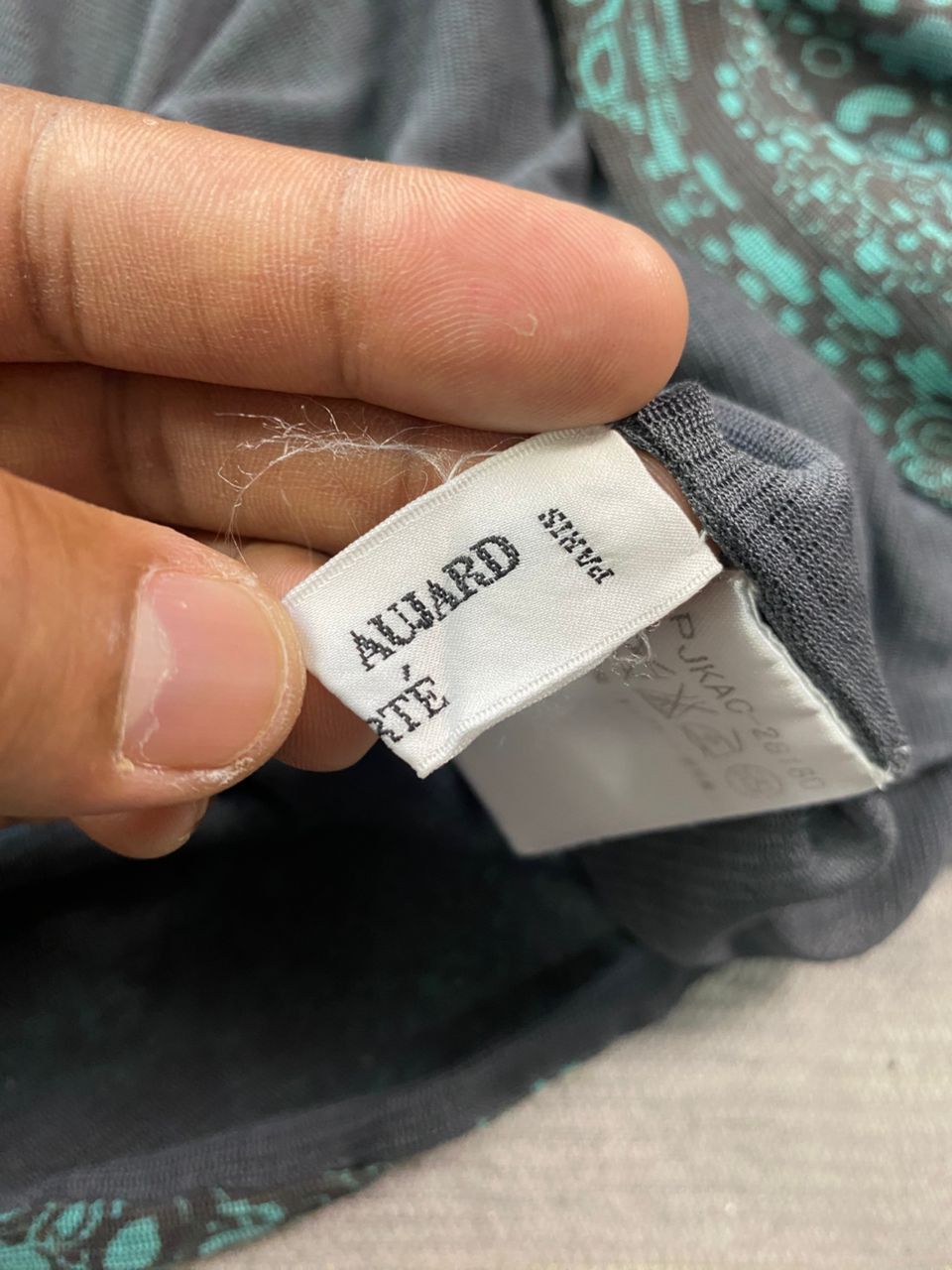 Designer × If Six Was Nine × Jean Paul Gaultier JPG Style - Christian Aujard Silk Mesh Top Long Sleeves Size M / US 6-8 / IT 42-44 - 7 Thumbnail