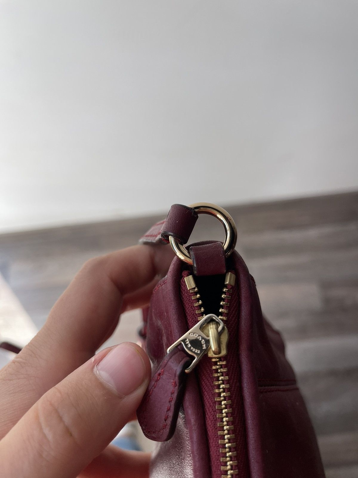 Coach Coach Crimson Collette Crossbody Bag red leather Size ONE SIZE - 5 Thumbnail