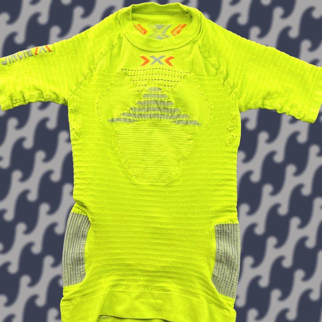 Vintage X bionic Effektor Running Mens Compression Shirt Large Green Short Sleeve Shirt Slim Activewear Men XS? Size US L / EU 52-54 / 3 - 1 Thumbnail