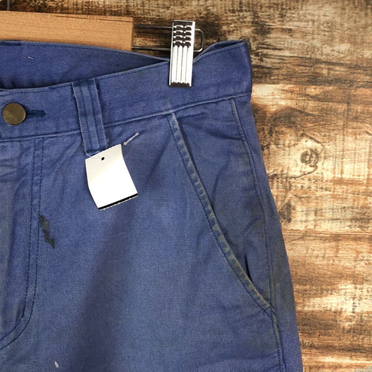 Japanese Brand DL After O Blue Cargo Multipocket Pants #C1227 Size US 29 - 8 Thumbnail